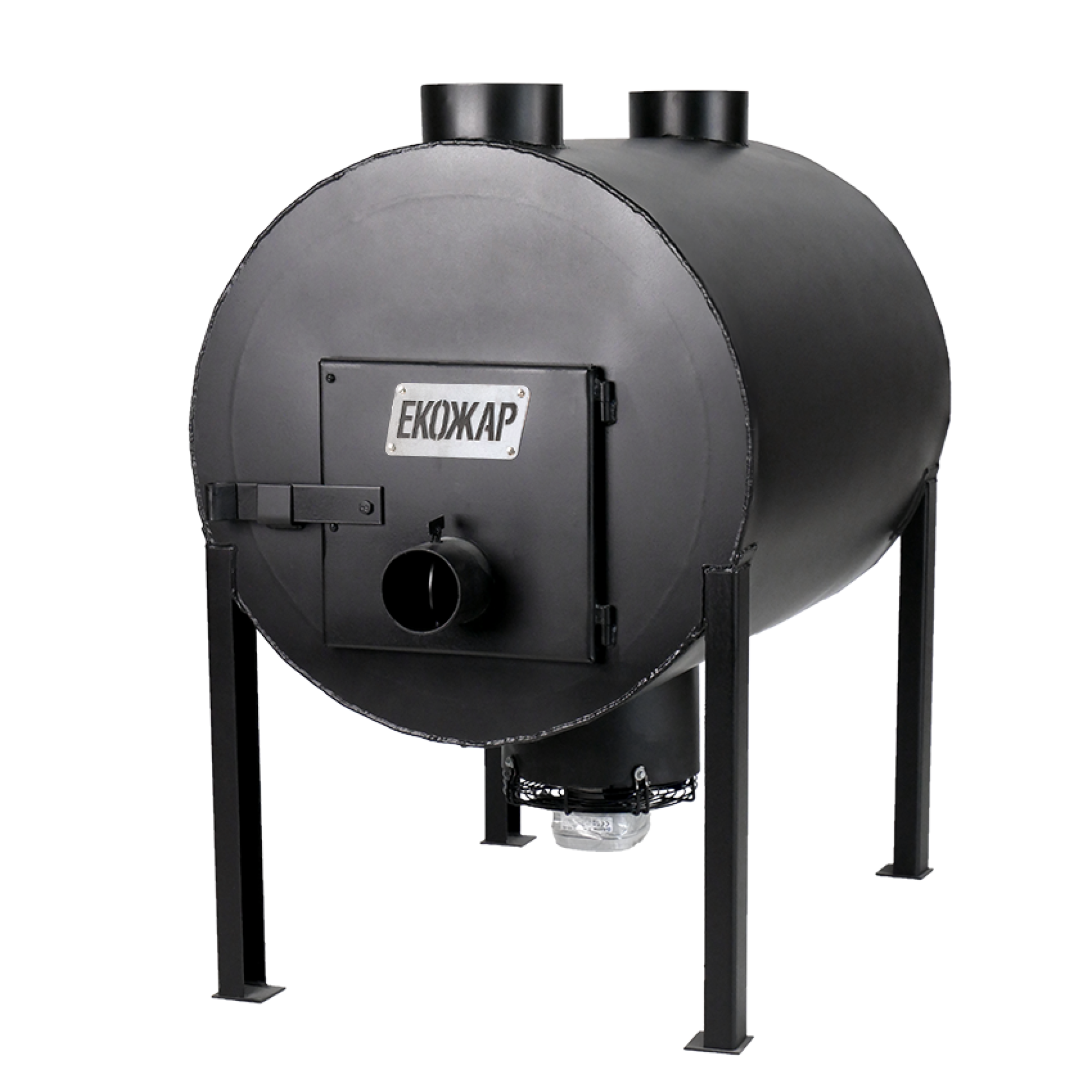 Дров'яна піч буржуйка Екожар Про 500 плюс комплект із вентилятором - Robinzon.ua