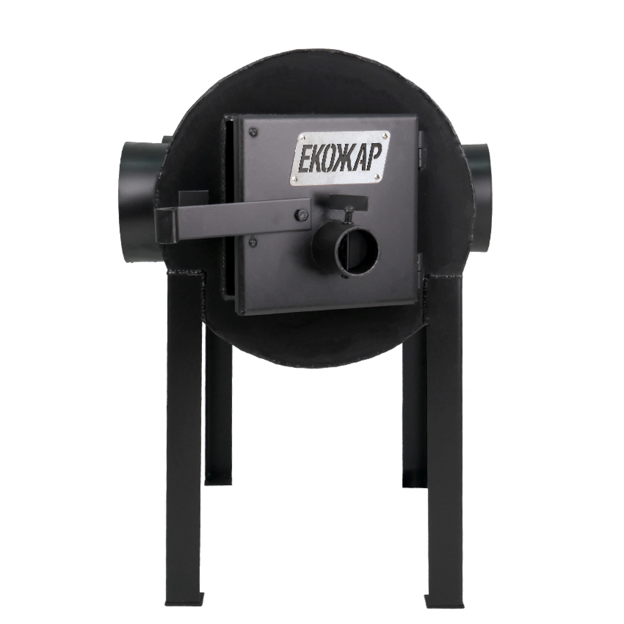 Дров'яна піч буржуйка Екожар Про 203 горизонтальна - 2 - Robinzon.ua