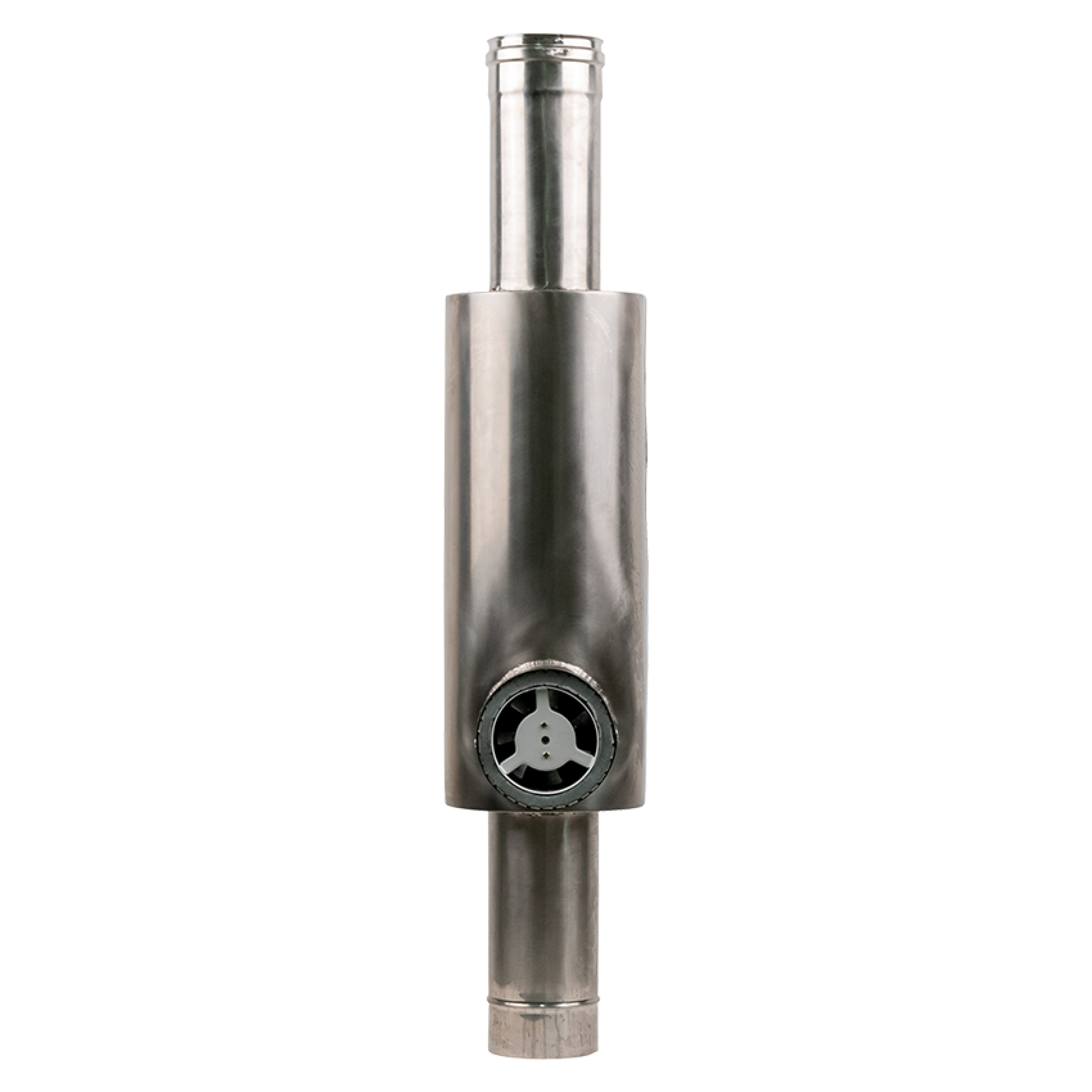 Теплообмінник з можливістю примусового обдуву н/ж 110мм - Robinzon.ua