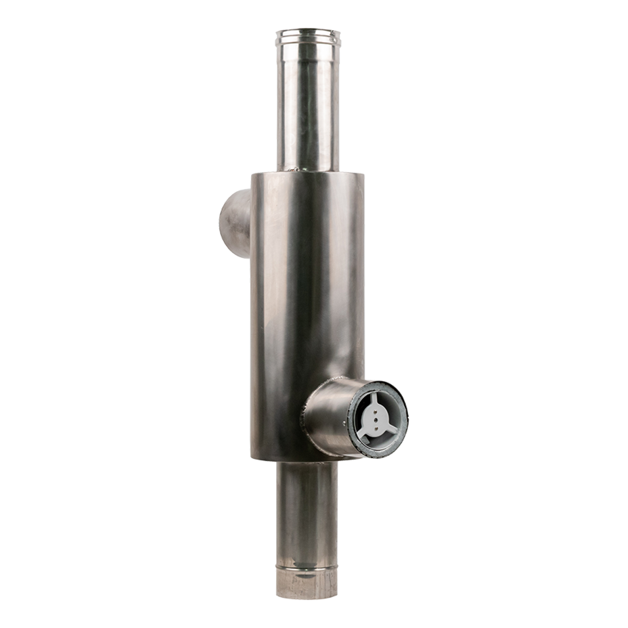 Теплообменник с возможностью принудительного обдува н/ж 110мм - 2 Теплообменник с возможностью принудительного обдува н/ж 110мм - 2 - Robinzon.ua