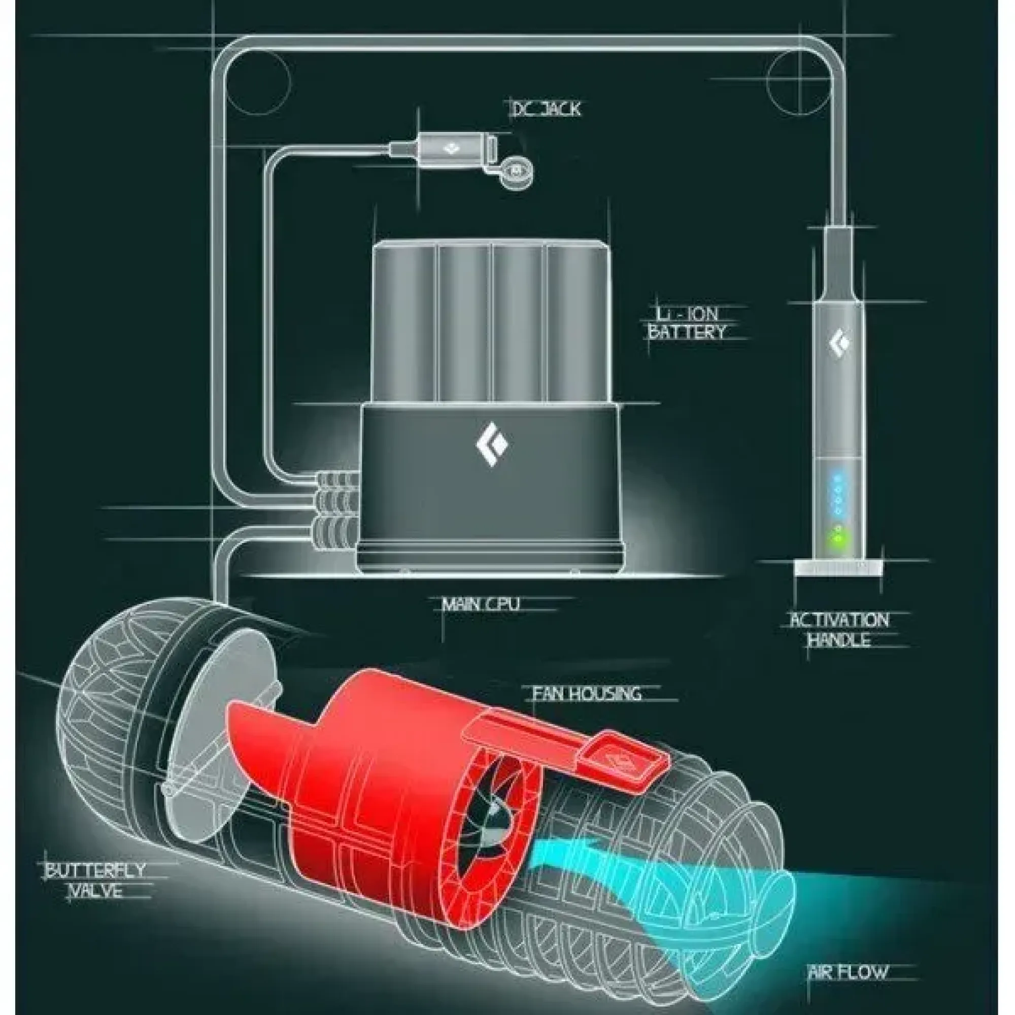 Лавинный рюкзак Pieps Jetforce Tour Rider 24, Red, S/M (PE 112840. Red-S/M) - 5 - Robinzon.ua