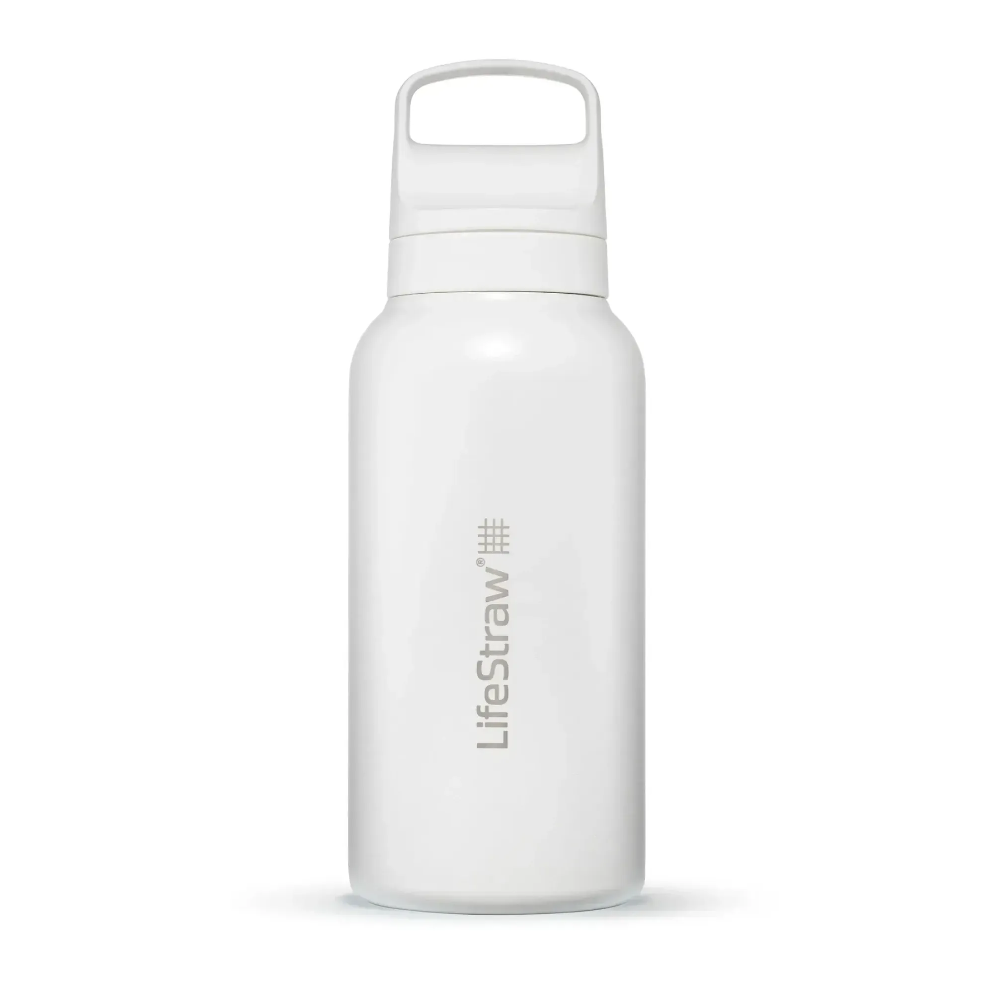 Пляшка-фільтр для води LifeStraw Go SS Filter Bottle, 1 л, Polar White (LSW LGV41SWHWW) - Robinzon.ua