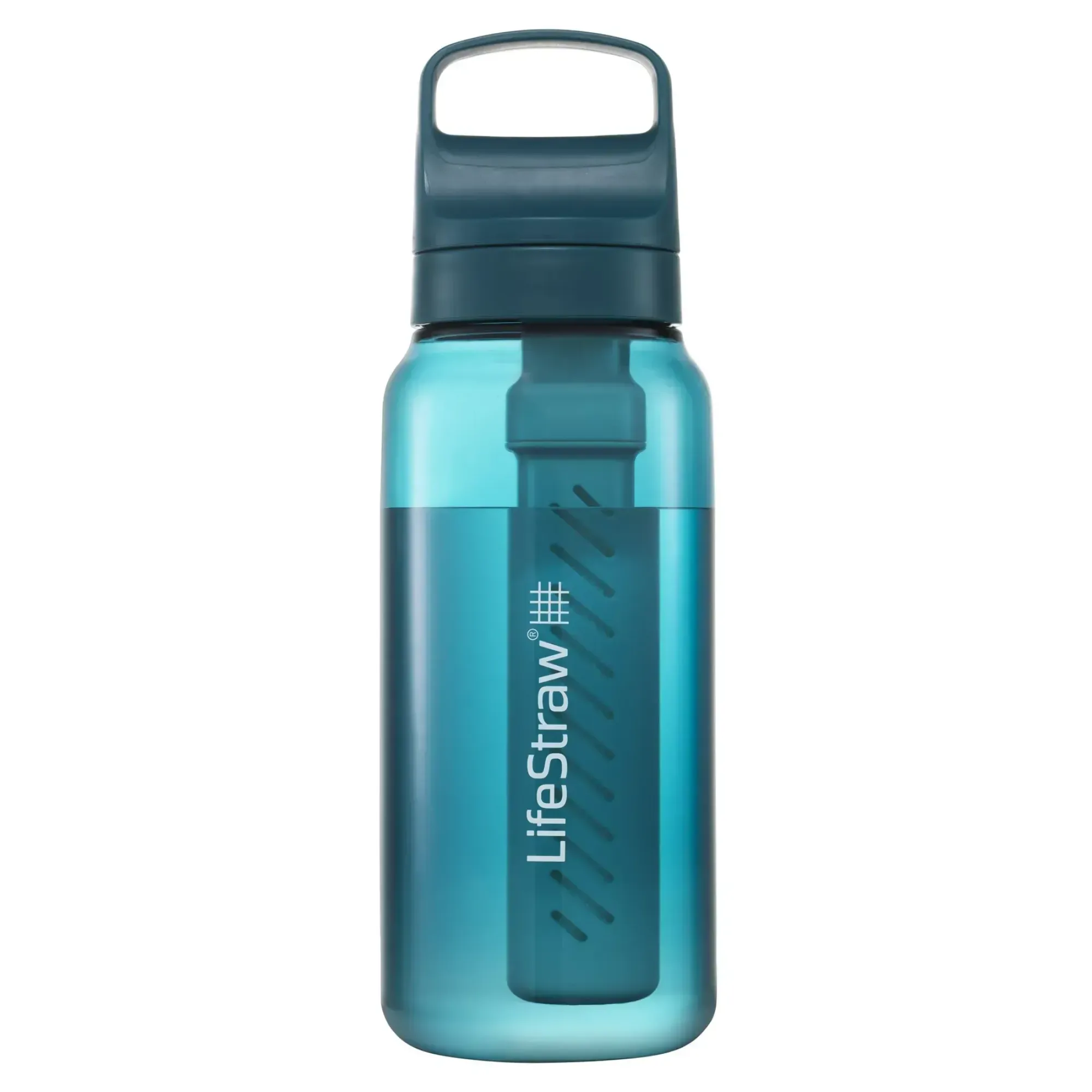 Бутылка-фильтр для воды LifeStraw Go Filter Bottle, 1 л, Laguna Teal (LSW LGV41LTLWW) - Robinzon.ua