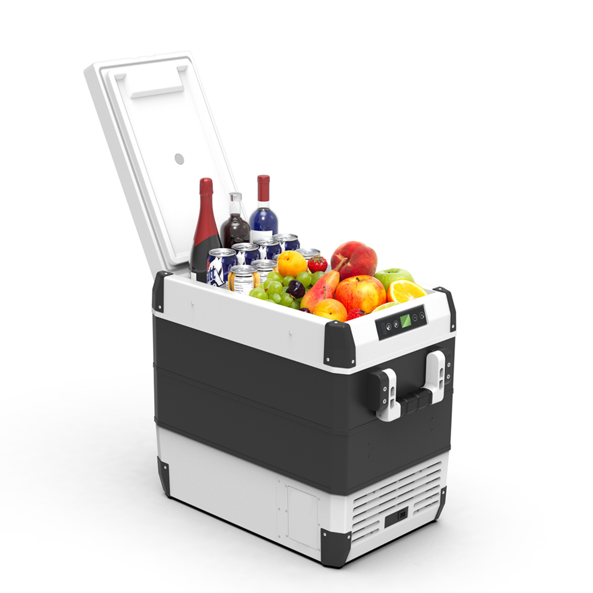 Компресорний автохолодильник FROZEN FCS55 (55 літрів). До -22℃. Живлення 12, 24, 220 вольт - Robinzon.ua