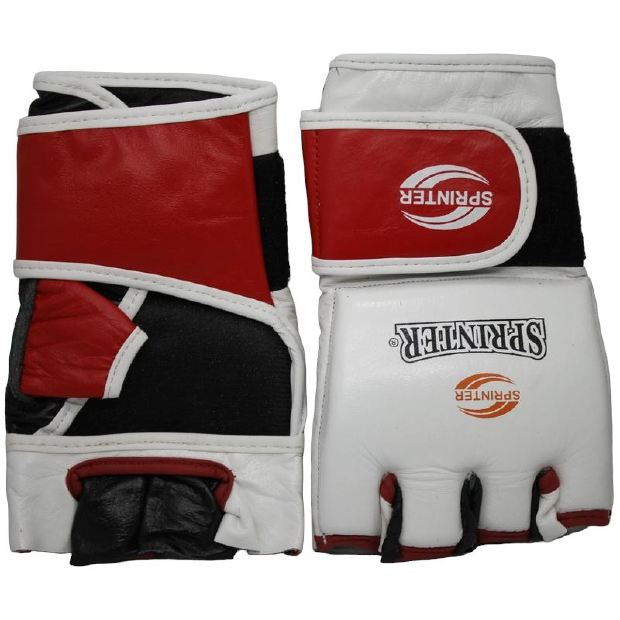Рукавички для єдиноборств Sprinter - XL. Білі. Шкіра - 1 - Robinzon.ua