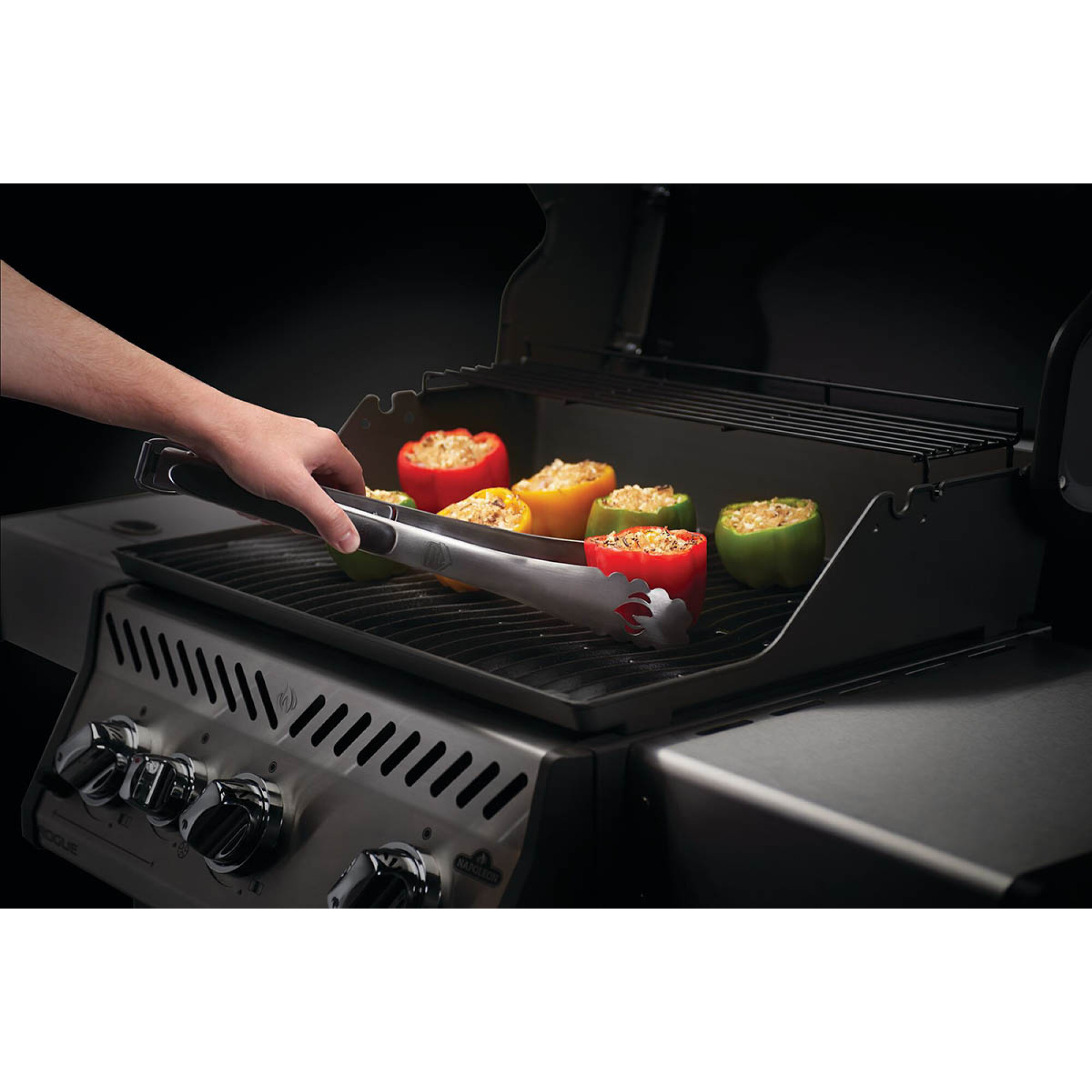 Набір із 3-х предметів із нержавіючої сталі Napoleon President's Edition (щипці, лопатка, пензлик) 70036 - 1 - Robinzon.ua