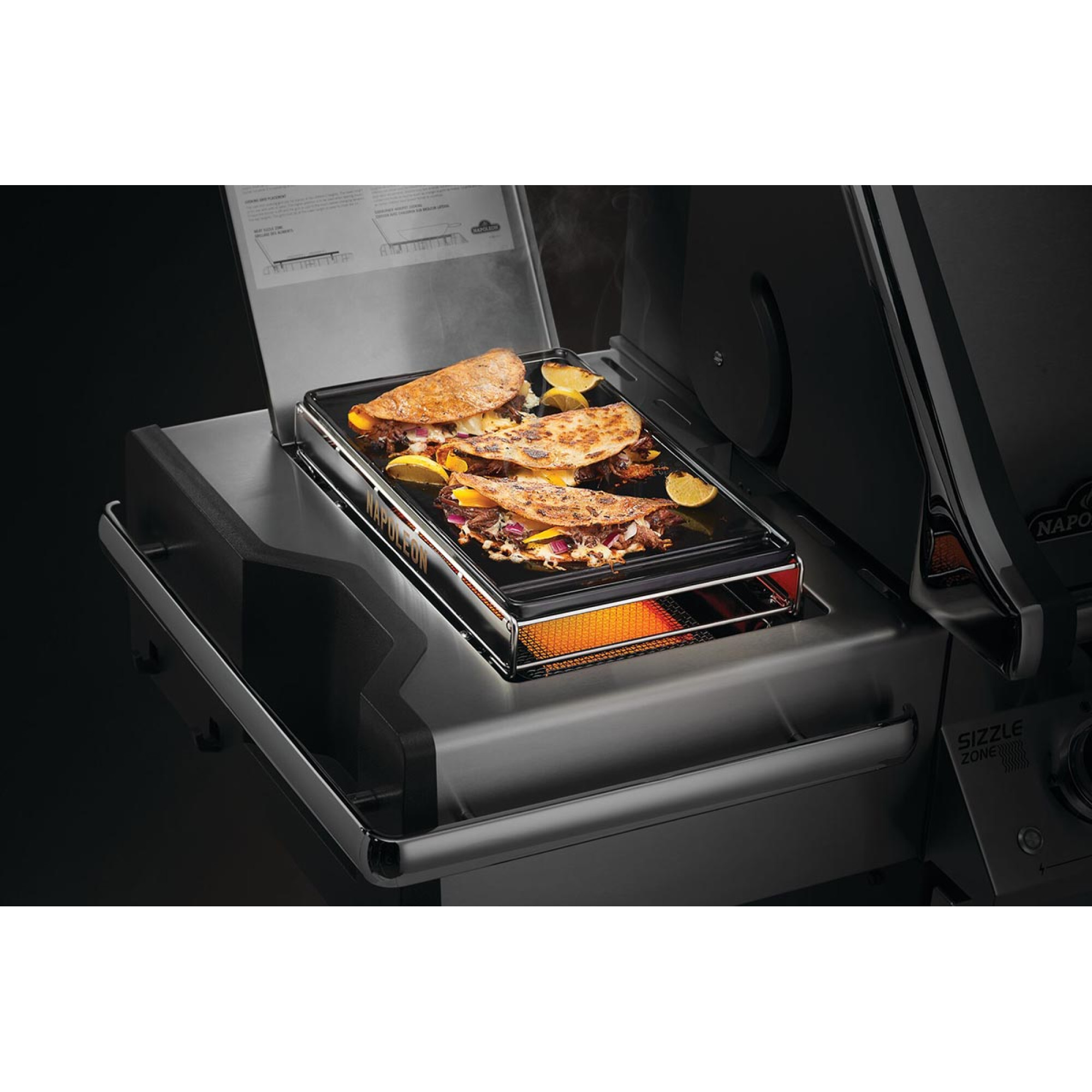 Чавунна планча для великих бічних пальників Sizzle Zone газових грилів Napoleon 56082 - 5 - Robinzon.ua