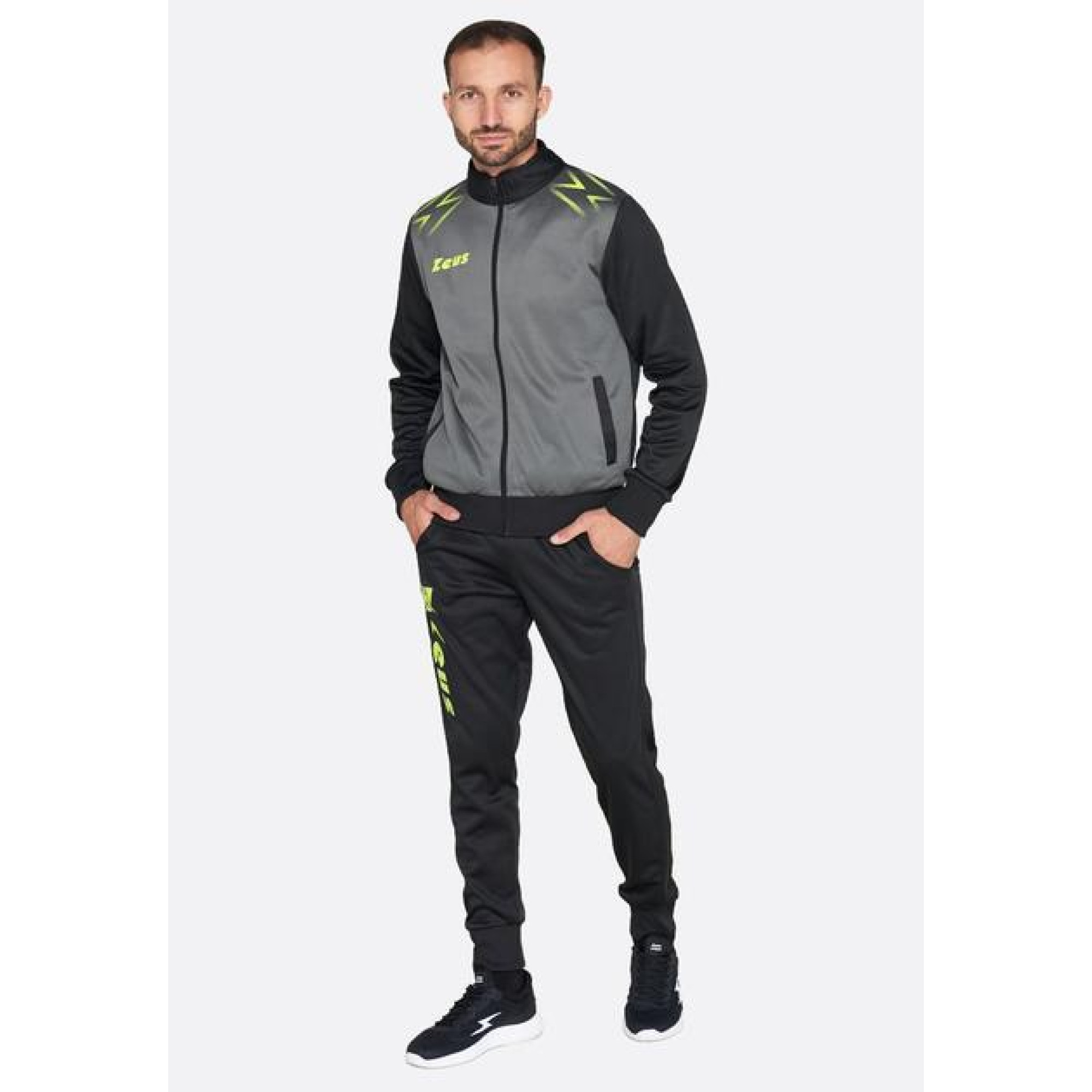 Спортивный костюм Zeus TUTA EASY черный, серый Муж XL Z01587 XL - 1 - Robinzon.ua