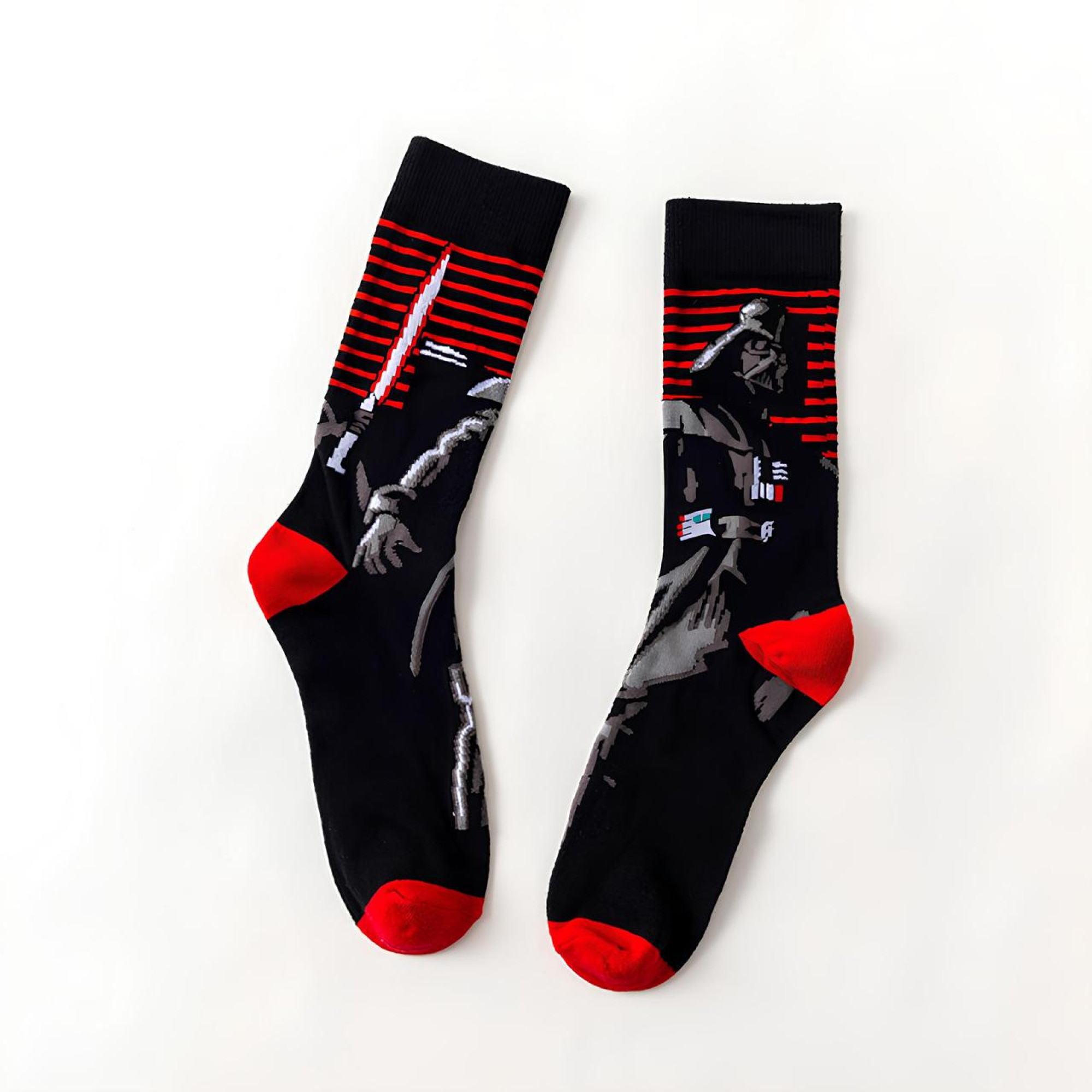 Шкарпетки Star Wars RESTEQ 3 пари, Дарт Вейдер, R2-D2, чоловічі та жіночі 38-44, шкарпетки Зоряні війни - 1 - Robinzon.ua