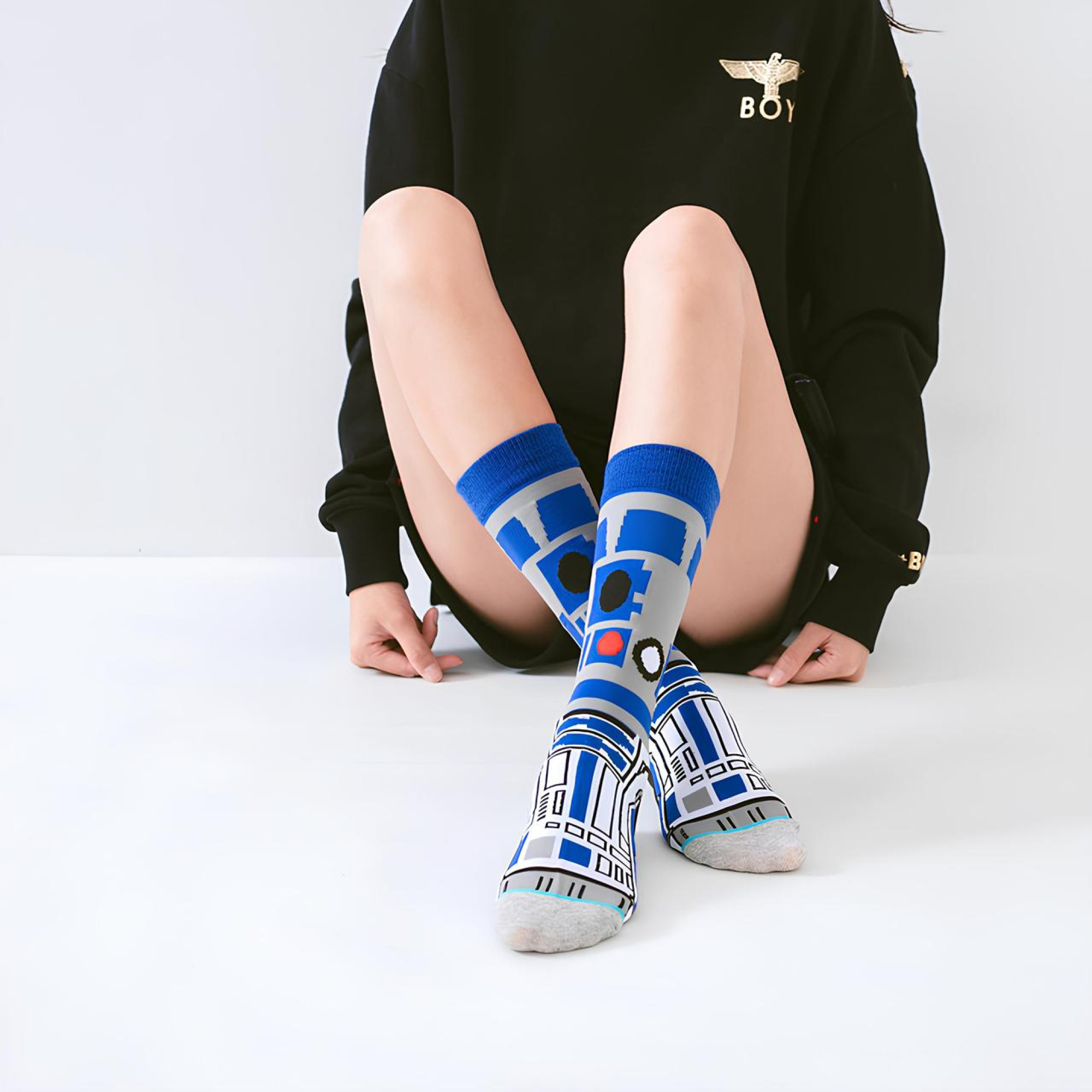 Шкарпетки Star Wars RESTEQ 3 пари, Дарт Вейдер, R2-D2, чоловічі та жіночі 38-44, шкарпетки Зоряні війни - 2 - Robinzon.ua