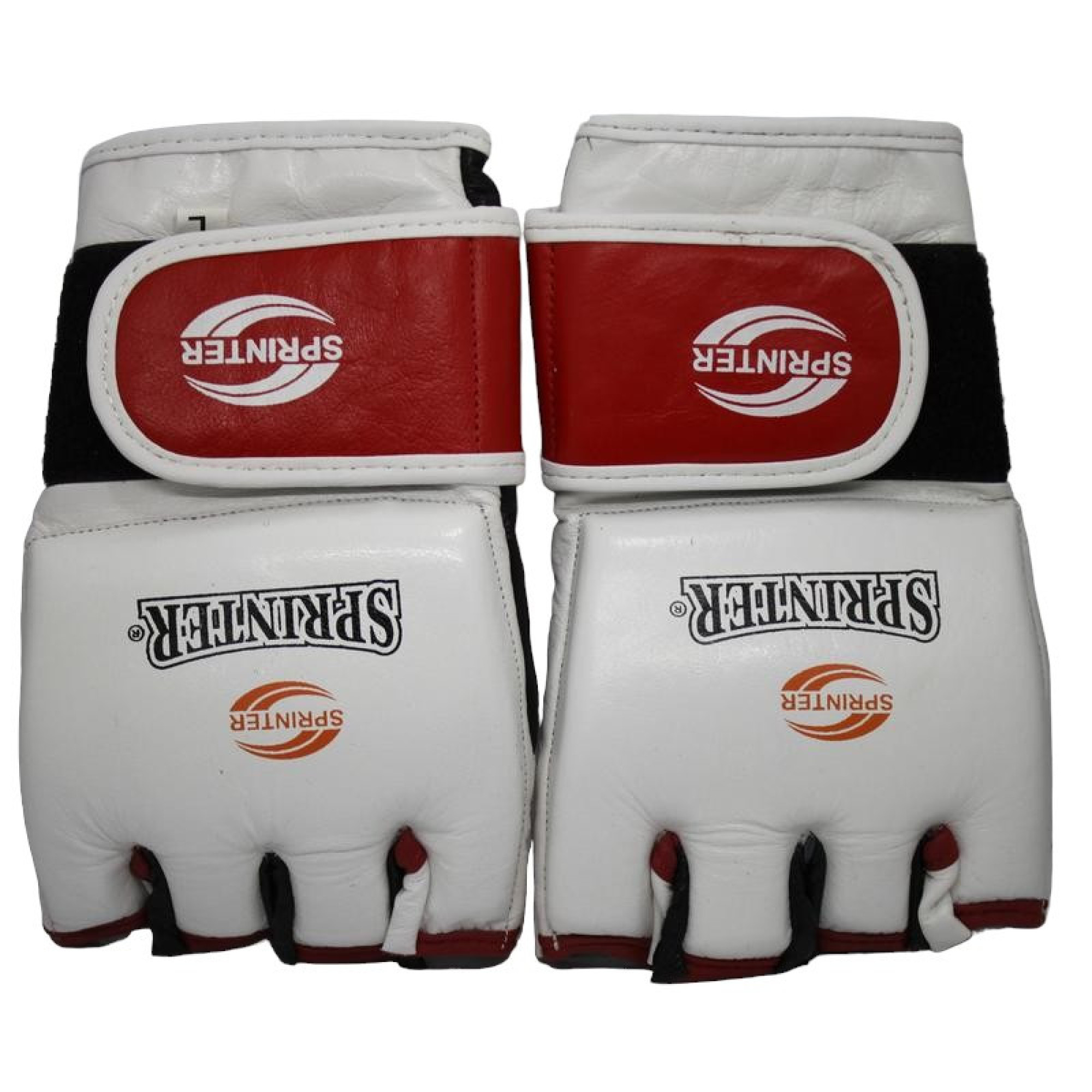 Рукавички для єдиноборств Sprinter - M. Білі. Шкіра - Robinzon.ua