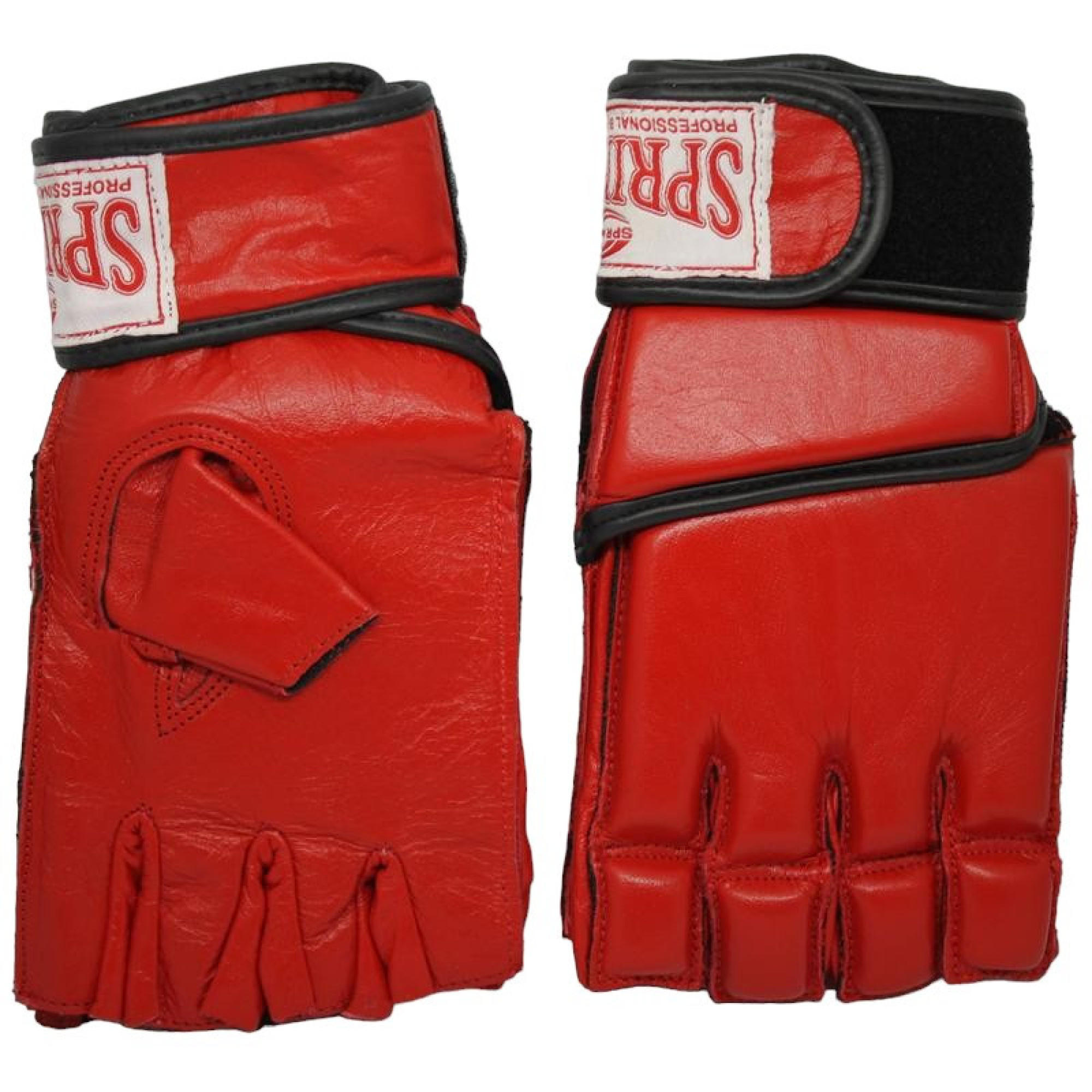 Рукавички для єдиноборств Sprinter - M. Червоні. Шкіра - 1 - Robinzon.ua