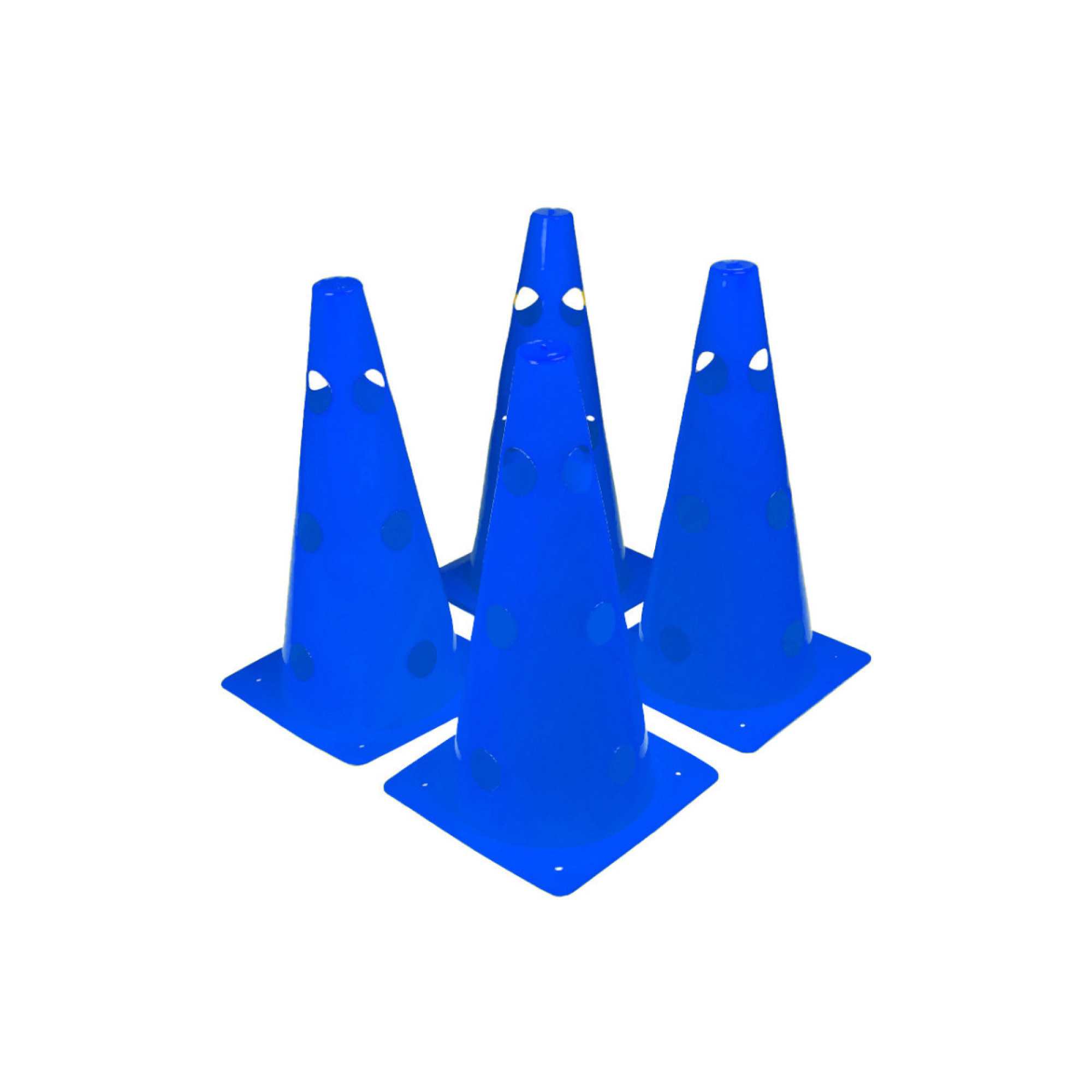 Конуси-фішки спортивні EasyFit 31 см (набір з 4 штук) сині - 1 - Robinzon.ua