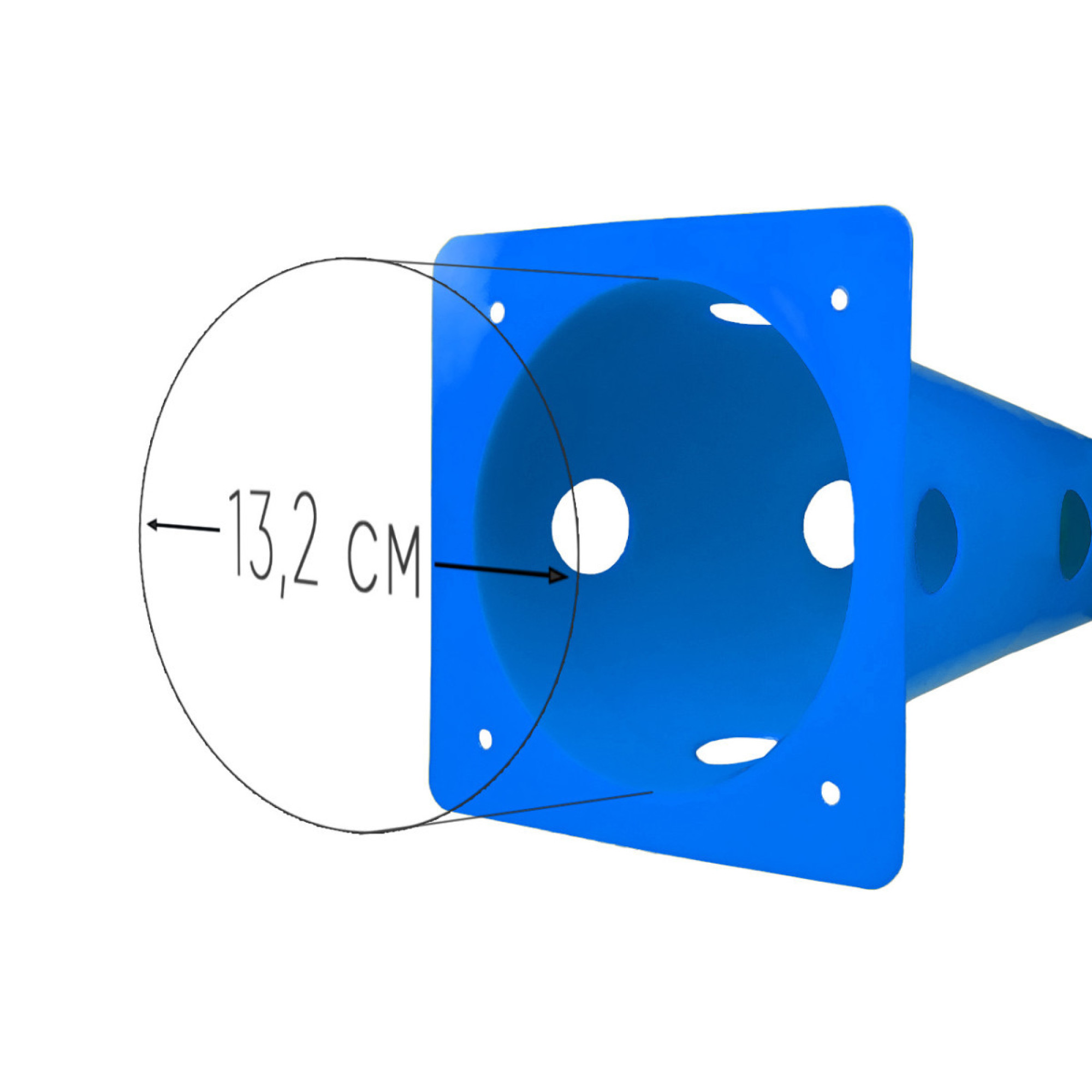Конус-фішка спортивна EasyFit 31 см синя - 1 - Robinzon.ua