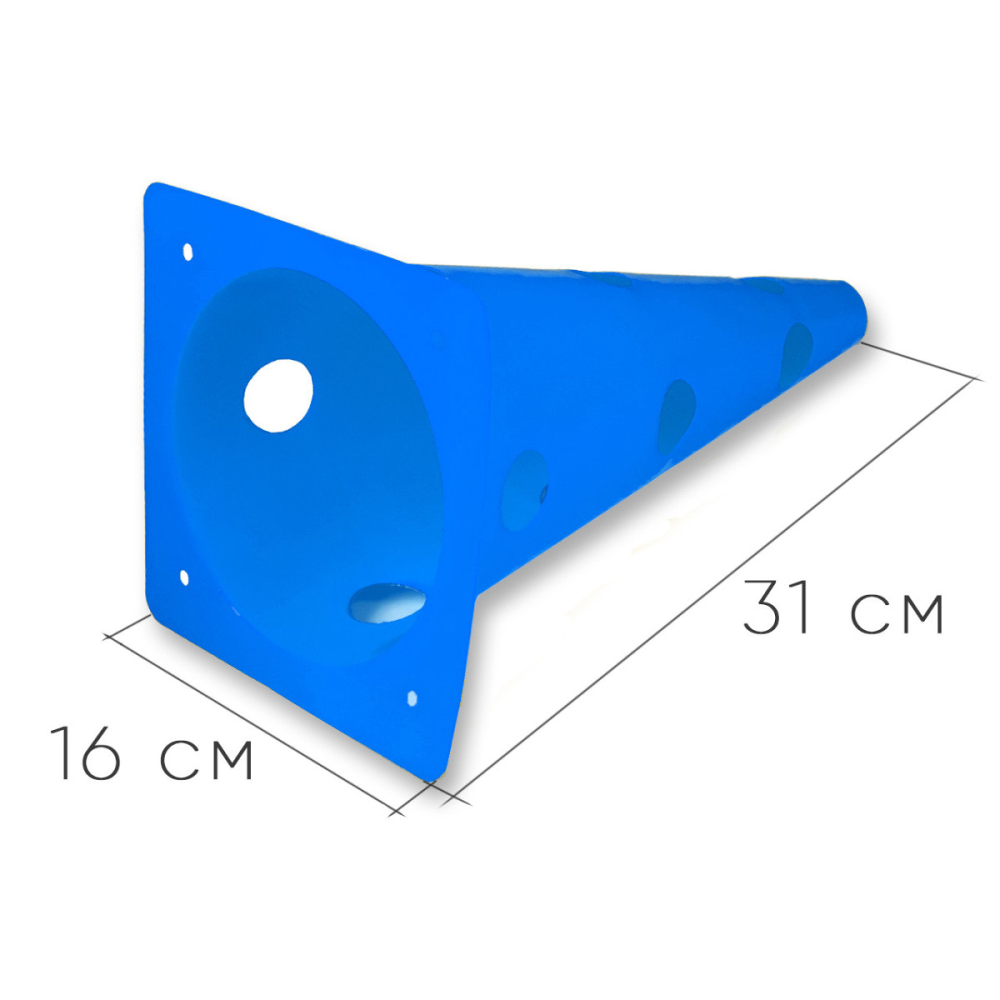 Конус-фішка спортивна EasyFit 31 см синя - 2 - Robinzon.ua