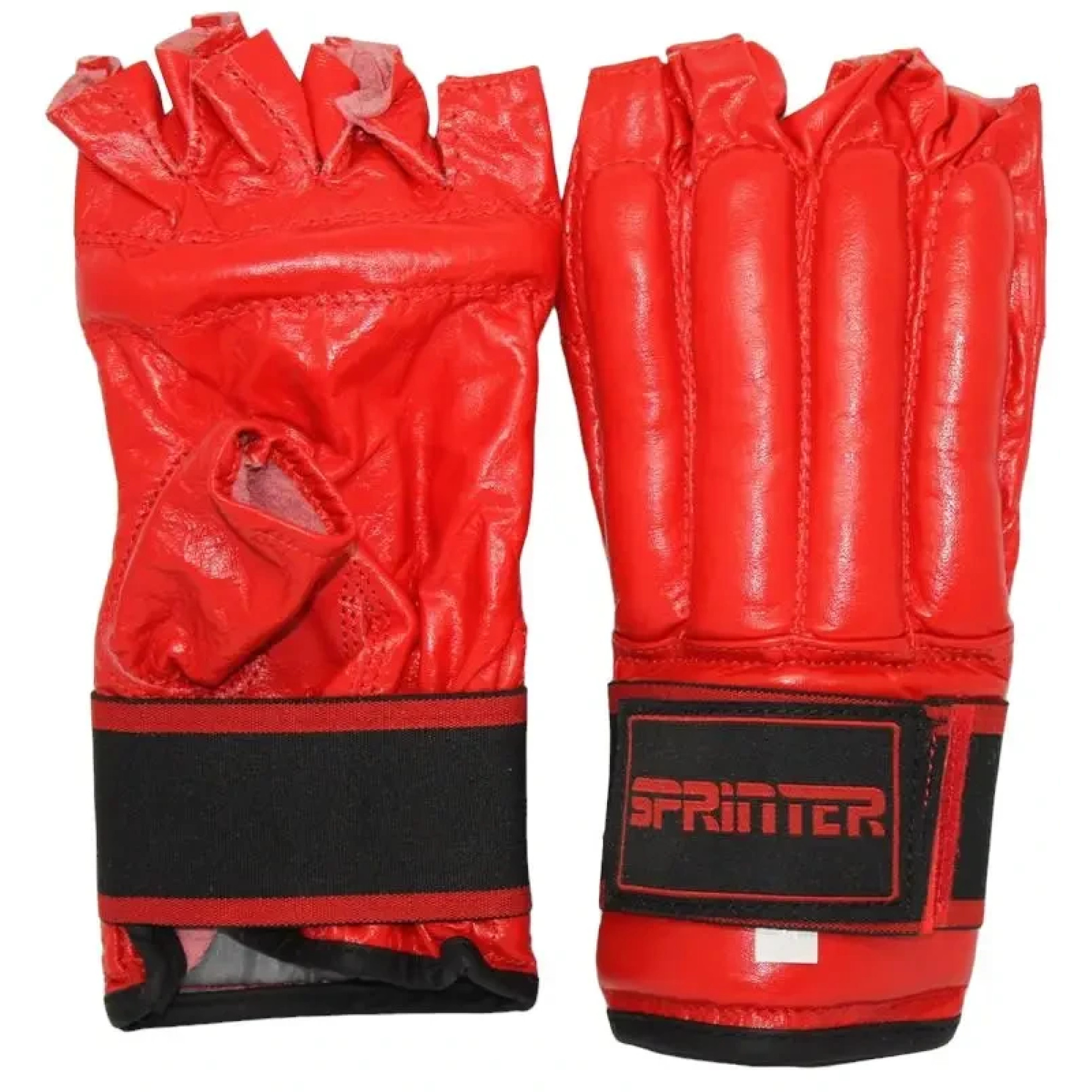 Рукавички шингарты шкіряні SPRINTER на липучці. червоний L - 1 - Robinzon.ua