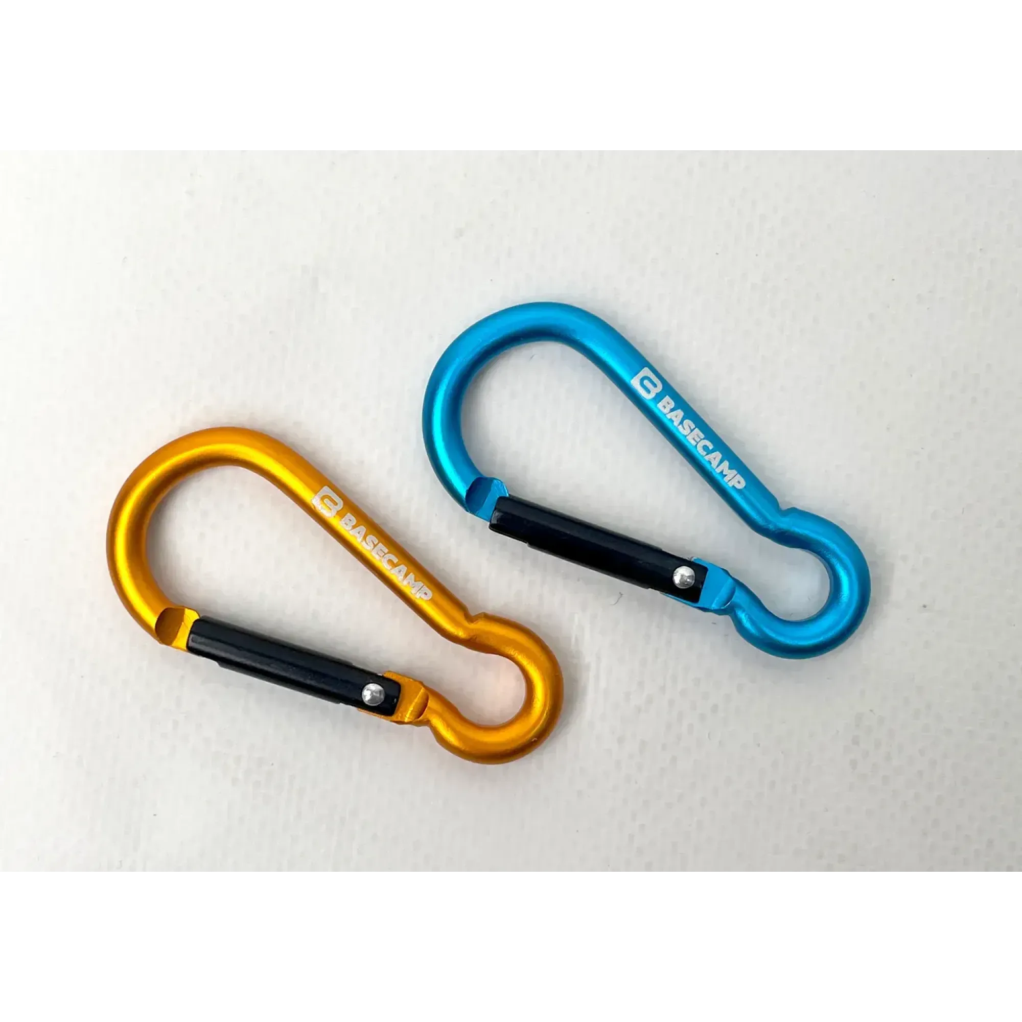 Набір алюмінієвих сервісних карабінів Base Camp Omega 6 Straight Set, 2 шт, Blue/Orange (BCP 61216) - 1 - Robinzon.ua