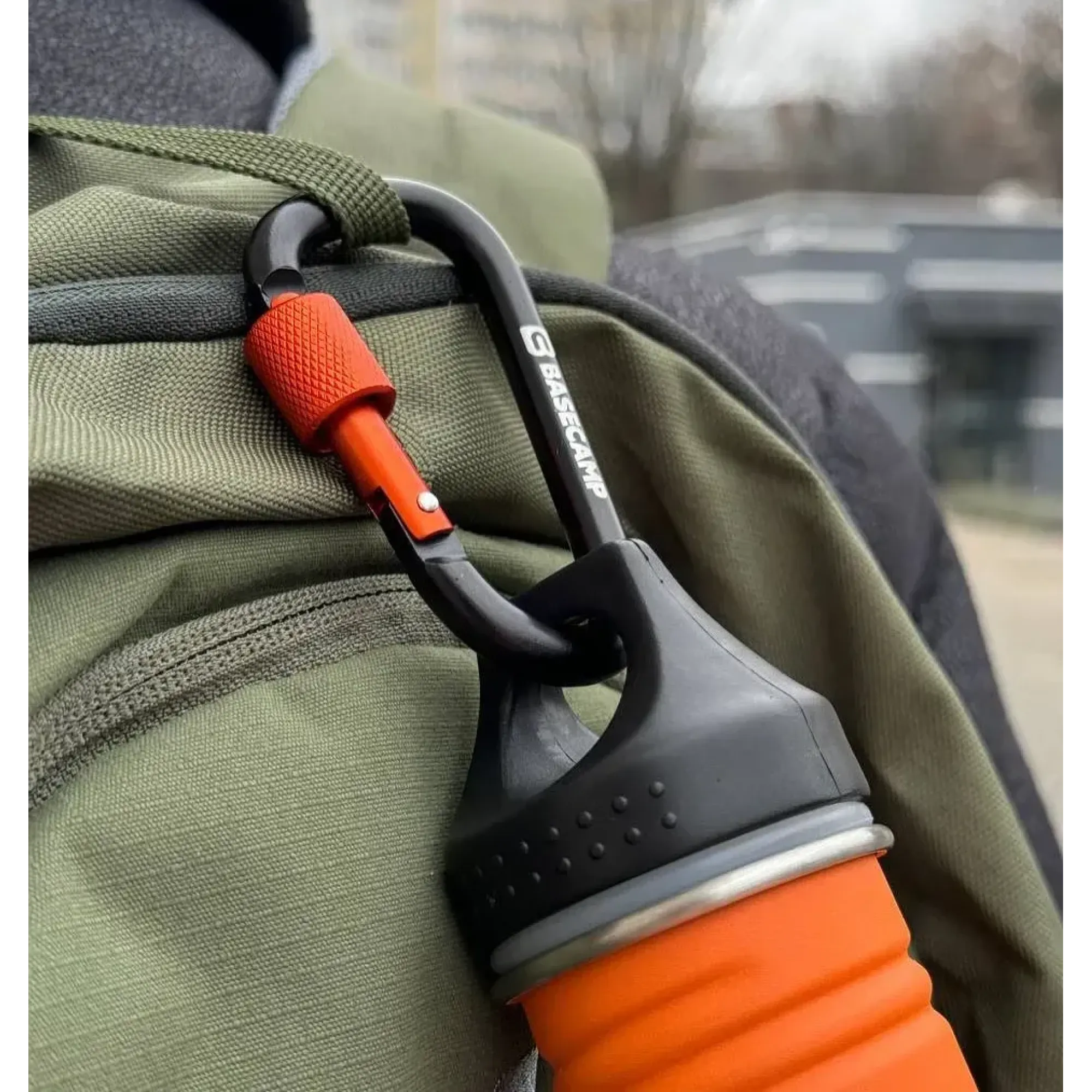 Карабін алюмінієвий сервісний Base Camp Delta 8 Screw Set, Grey (BCP 61116) - 2 - Robinzon.ua