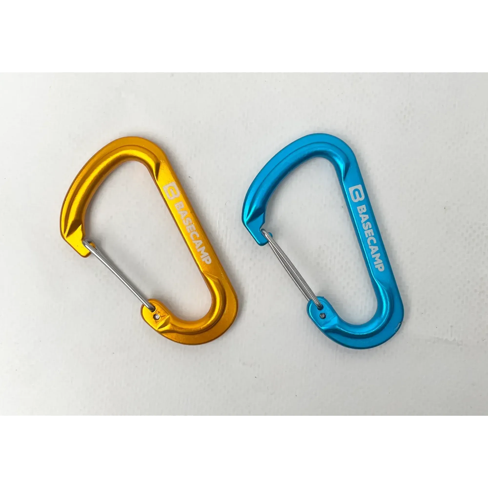 Набір алюмінієвих карабінів Base Camp Delta 7 Wire Set, 2 шт, Blue/Orange (BCP 60916) - 1 - Robinzon.ua