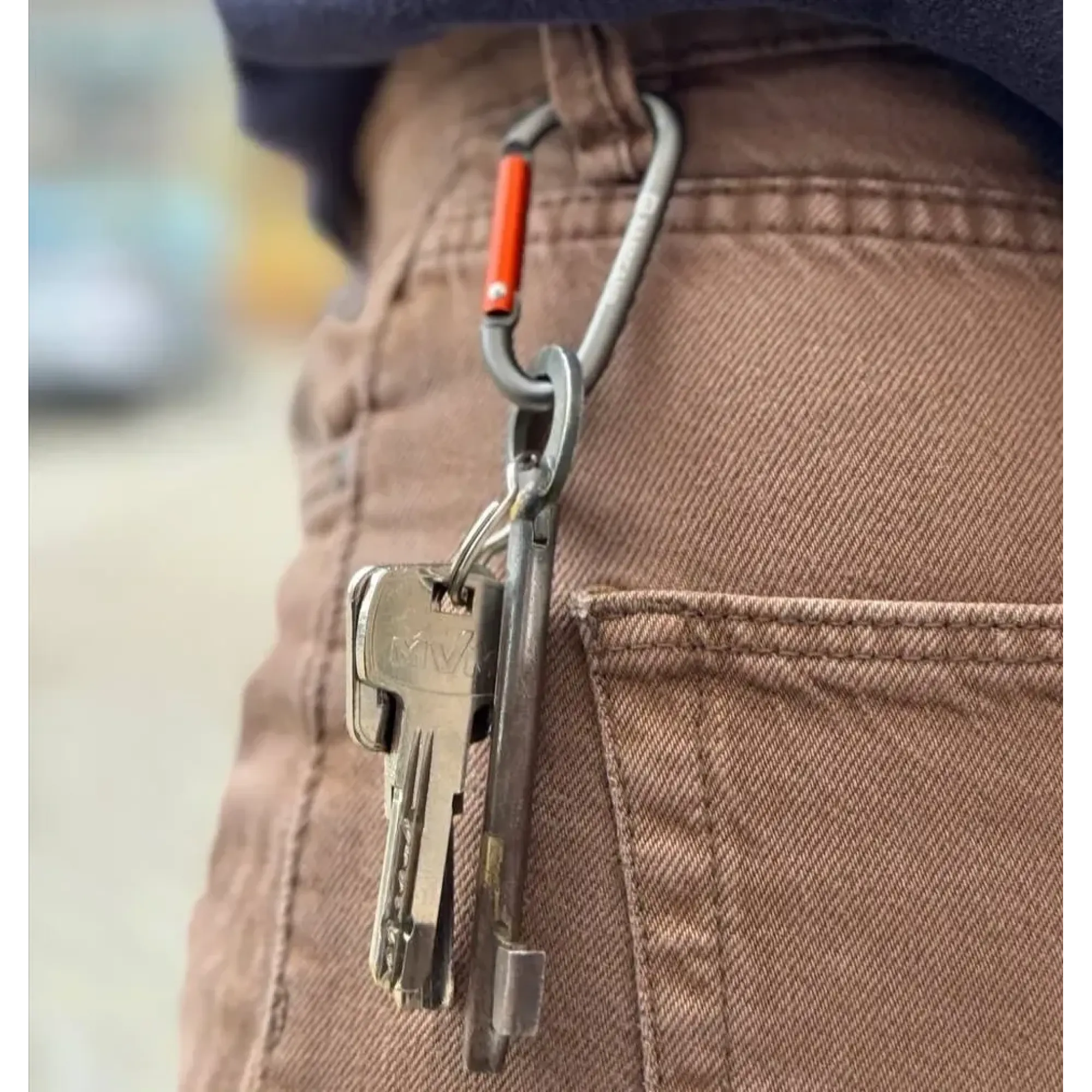 Набір алюмінієвих сервісних карабінів Base Camp Delta 6 Straight Set, 2 шт, Black/Grey (BCP 61415) - 2 - Robinzon.ua