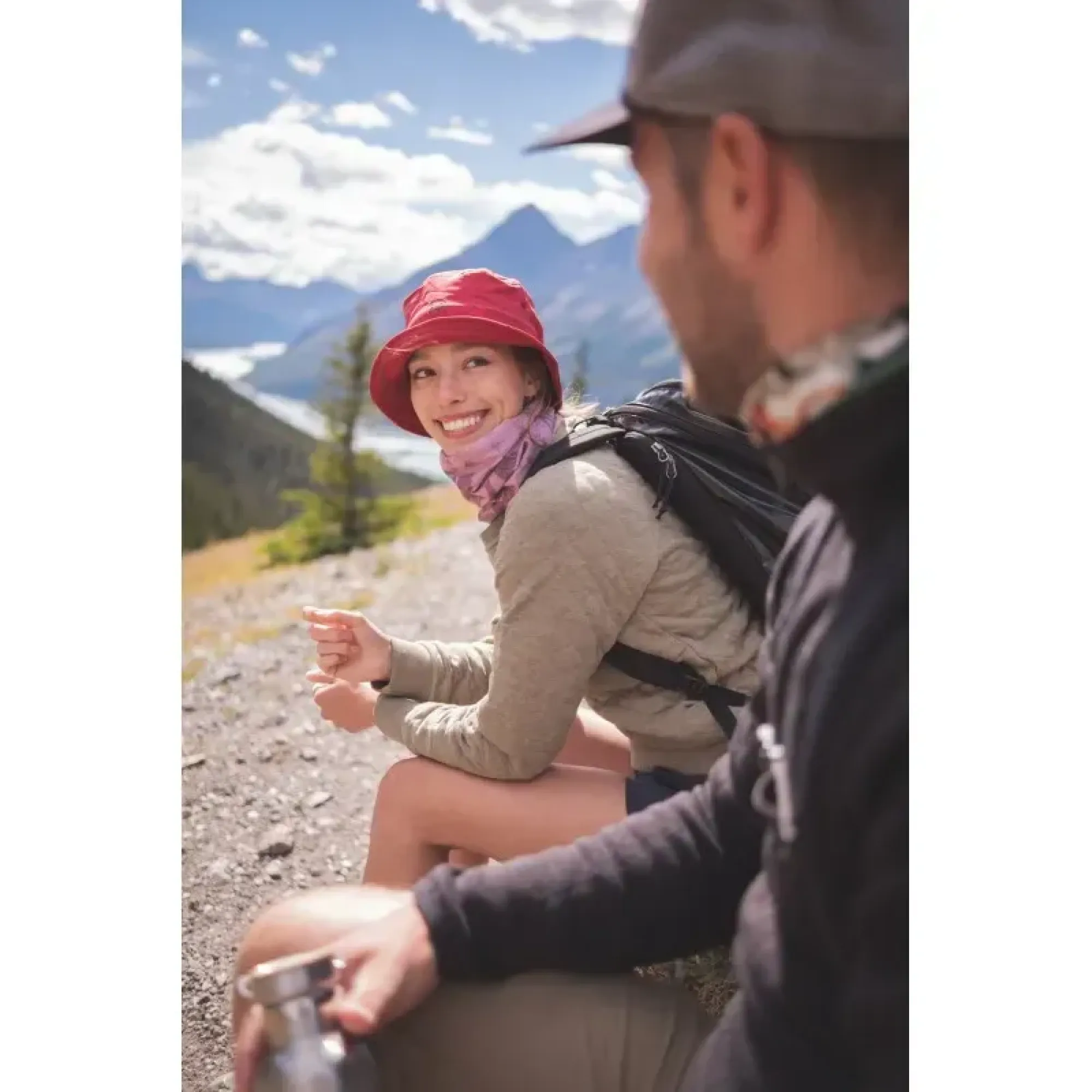 Панама Buff Trek Bucket Hat, Açai Brick L/X (BU 125343.429.30.00) - 3 - Robinzon.ua