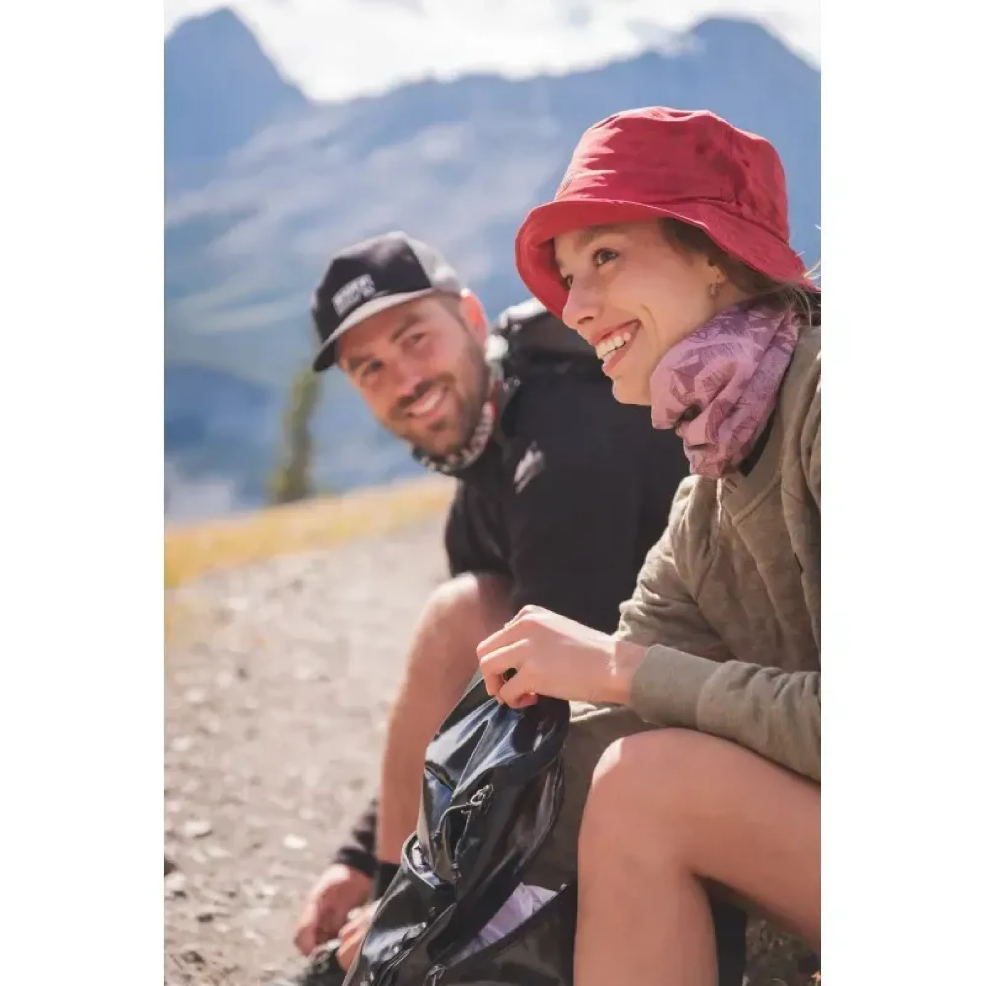 Панама Buff Trek Bucket Hat, Açai Brick L/X (BU 125343.429.30.00) - 2 - Robinzon.ua