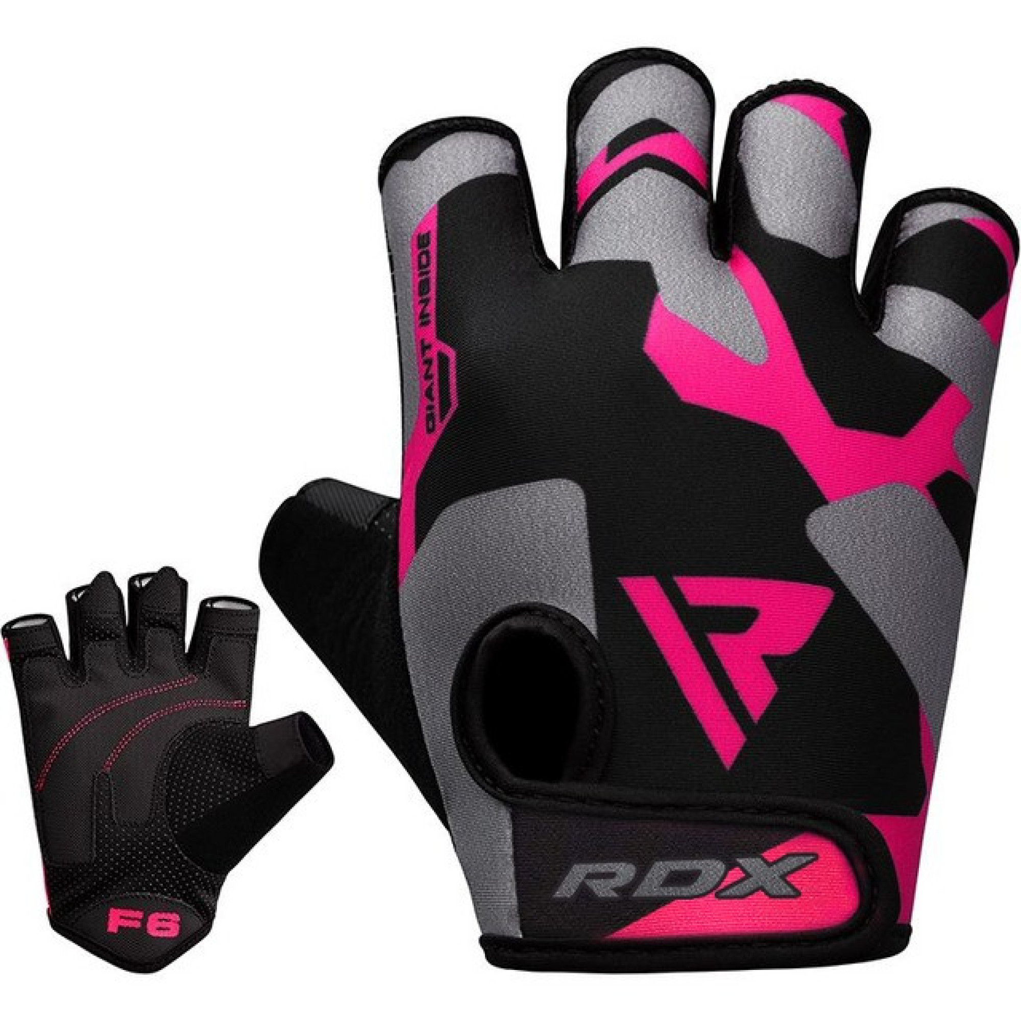 Рукавички для фітнесу RDX F6 Sumblimation PINK M - 4 - Robinzon.ua