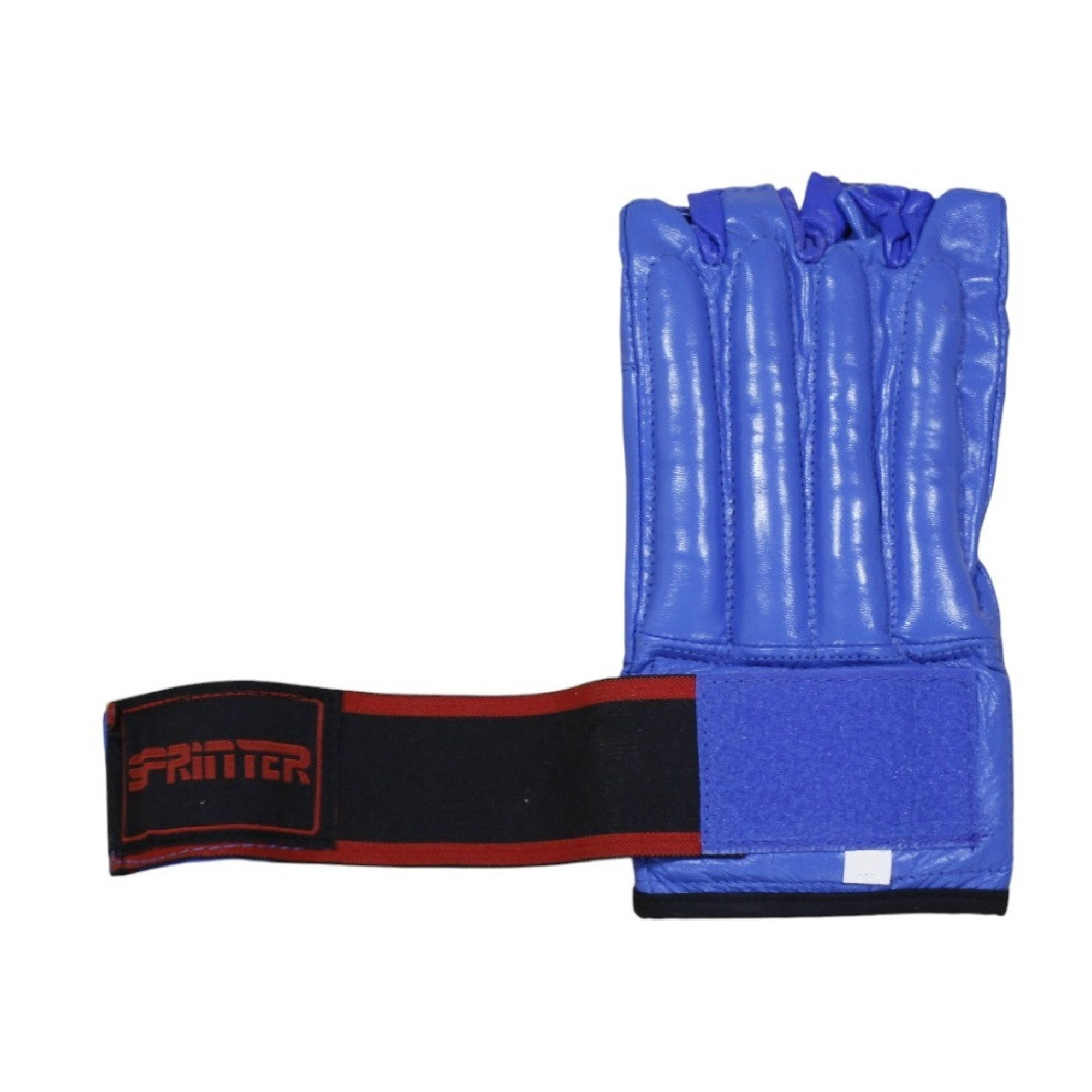 Рукавички шингарты шкіряні SPRINTER на липучці сині - 2 - Robinzon.ua