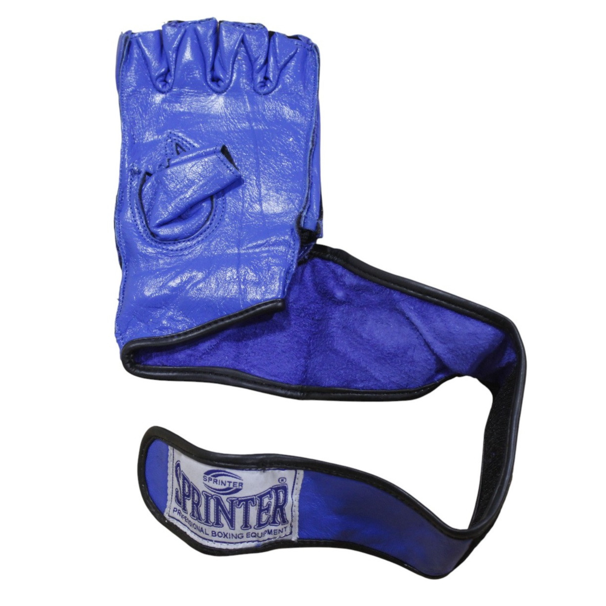 Рукавички для єдиноборств Sprinter - сині, шкіра - 3 - Robinzon.ua