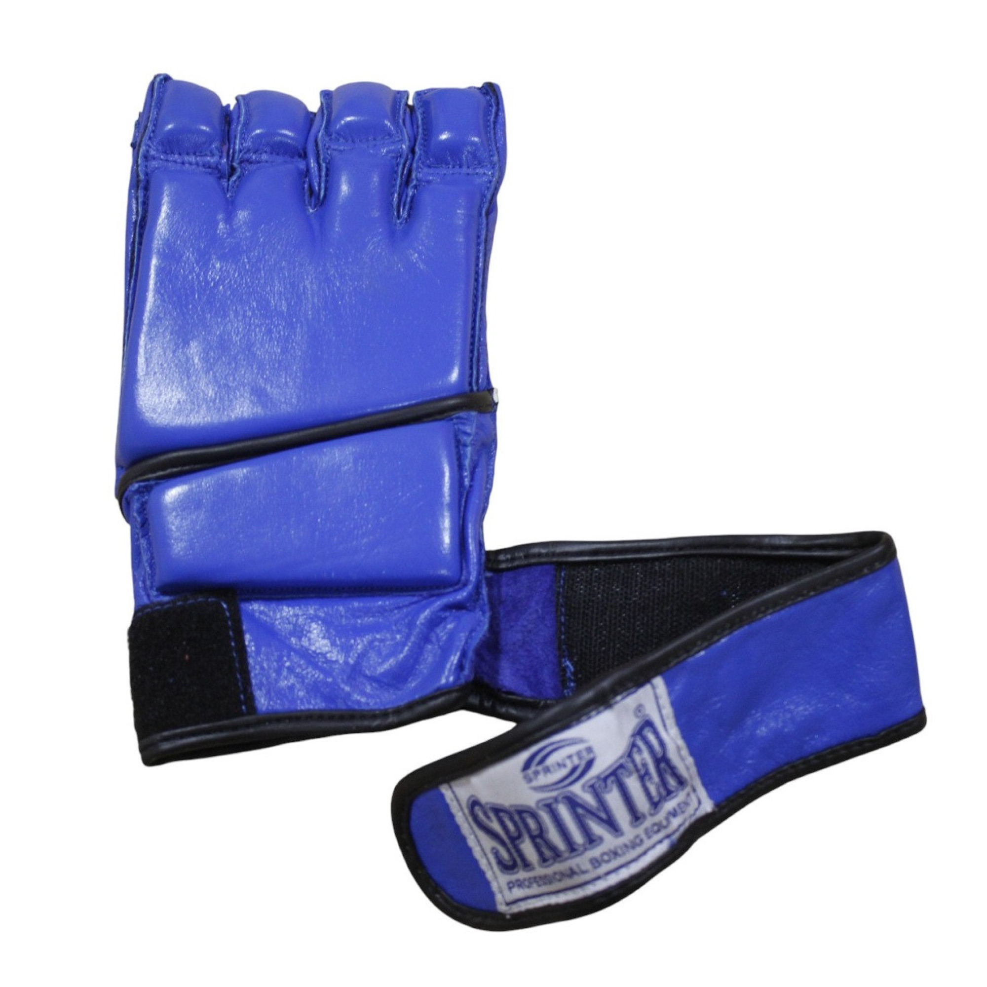 Рукавички для єдиноборств Sprinter - сині, шкіра - 2 - Robinzon.ua