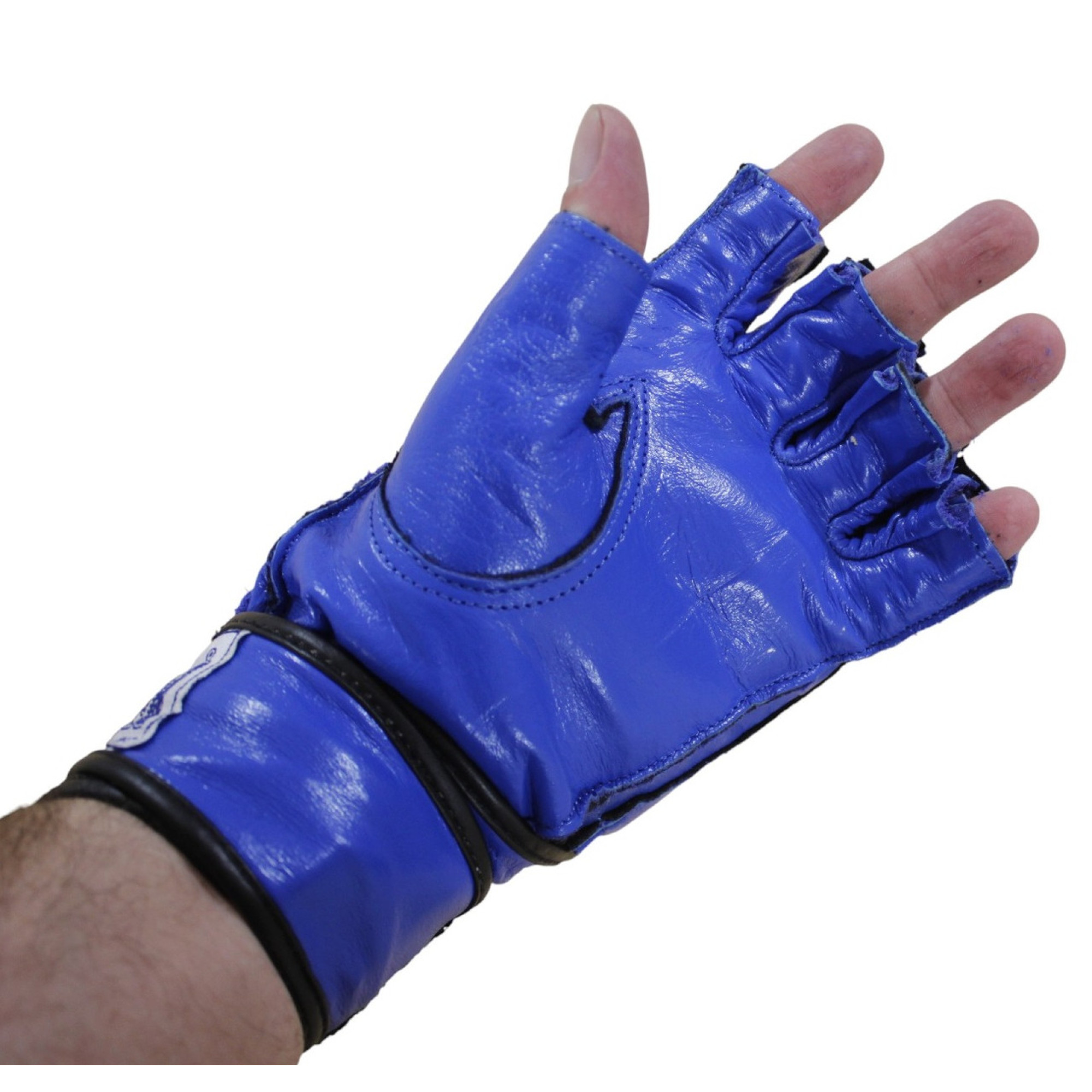 Рукавички для єдиноборств Sprinter - L, сині, шкіра - 4 - Robinzon.ua
