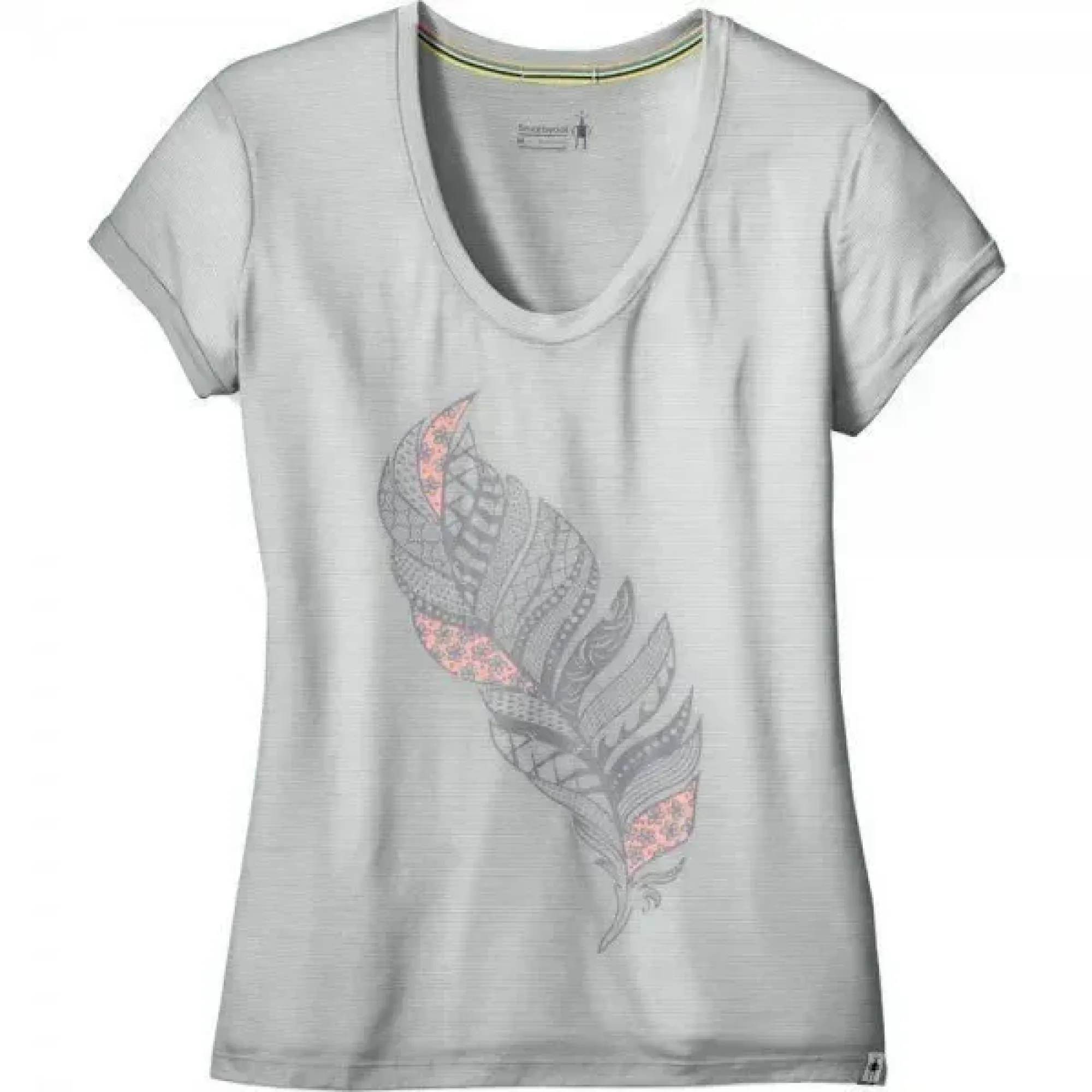 Футболка жіноча Smartwool Merino 150 Feather Tee Pebble Gray, р. XS (SW 17263.083-XS) - Robinzon.ua