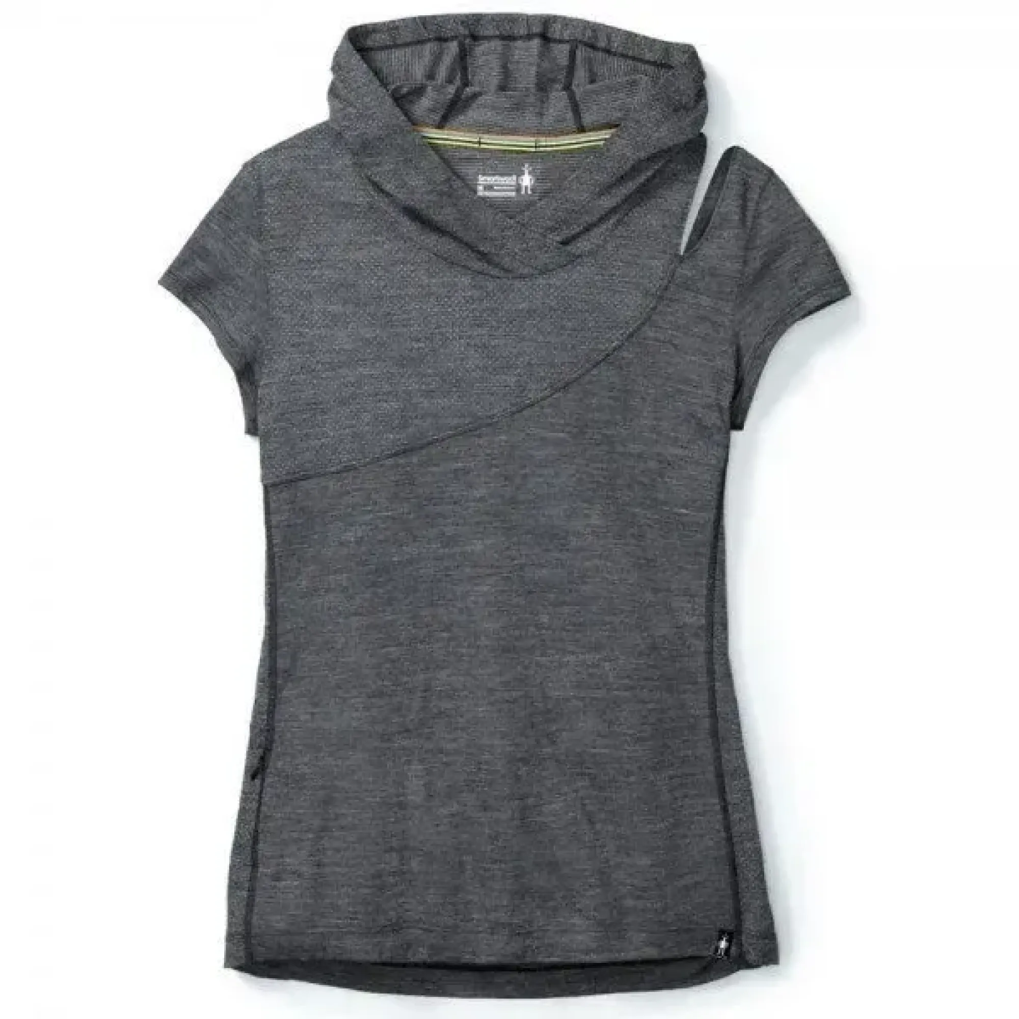 Футболка-худі жіноча Smartwool Everyday Exploration Hooded Tee Charcoal, р. XS (SW 00259.003-XS) - Robinzon.ua