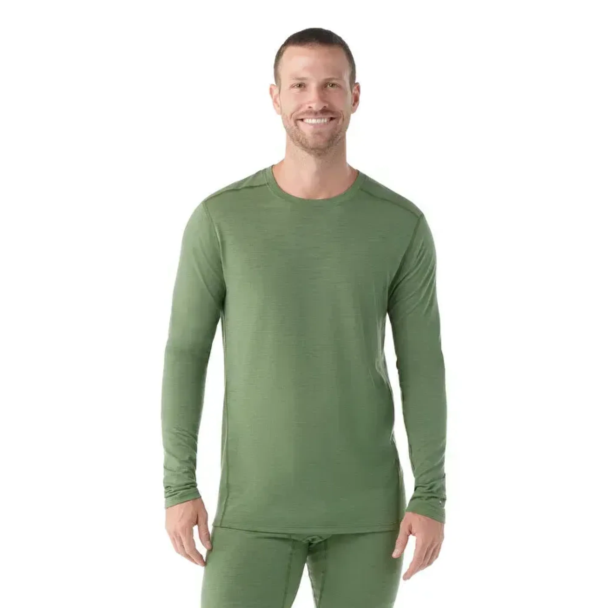 Термофутболка с длинным рукавом мужская Smartwool Men's Classic All-Season Merino Baselayer Longs Sleeve Boxed, Fern Green, S (SW SW016953.N06-S) - 1 - Robinzon.ua