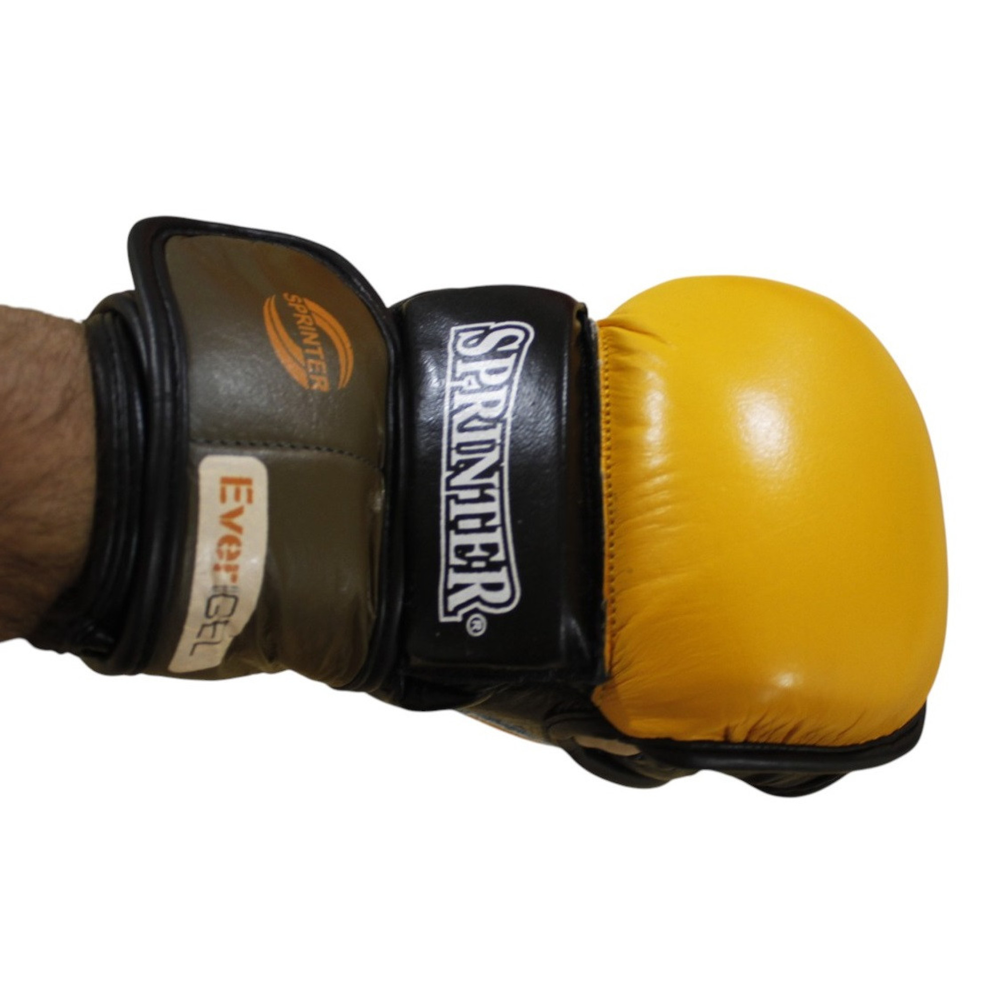 Рукавички для змішаних єдиноборств MMA Sprinter жовто-чорні XL - 5 Рукавички для змішаних єдиноборств MMA Sprinter жовто-чорні XL - 5 - Robinzon.ua