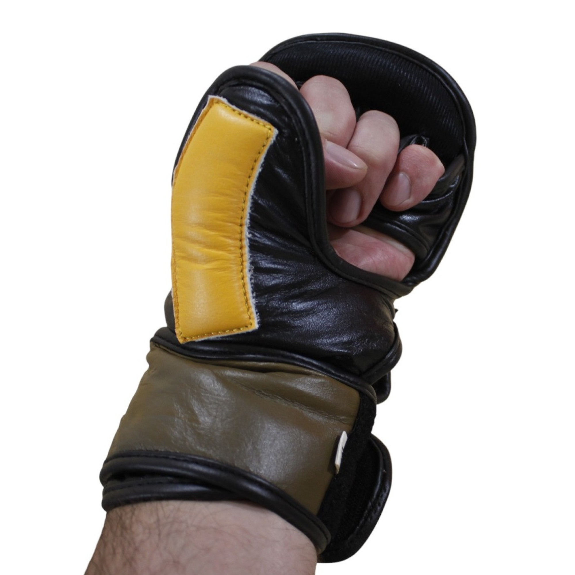 Рукавички для змішаних єдиноборств MMA Sprinter жовто-чорні XL - 4 Рукавички для змішаних єдиноборств MMA Sprinter жовто-чорні XL - 4 - Robinzon.ua