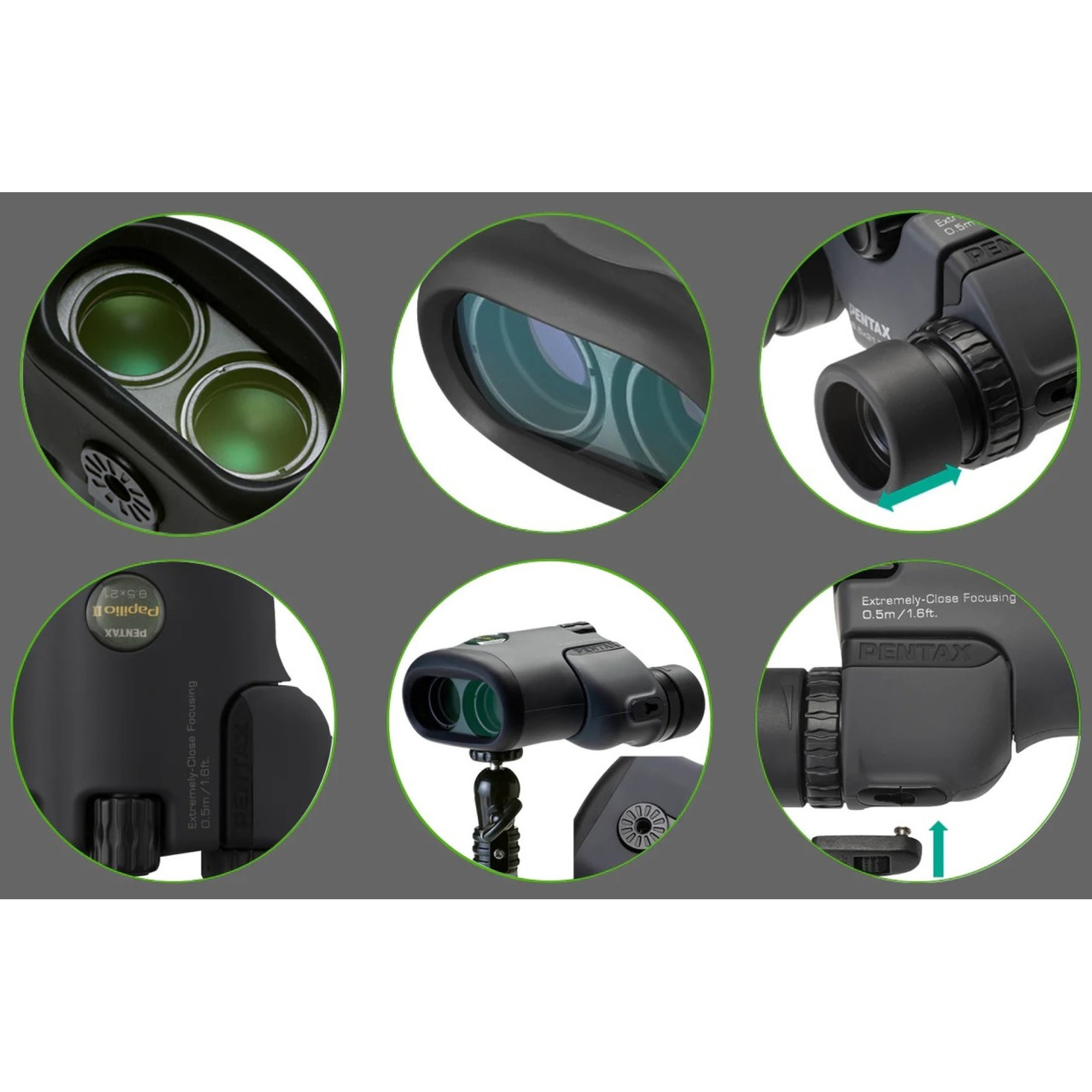 Бінокль Pentax UP 6.5x21 Papilio II (62001) - 1 - Robinzon.ua