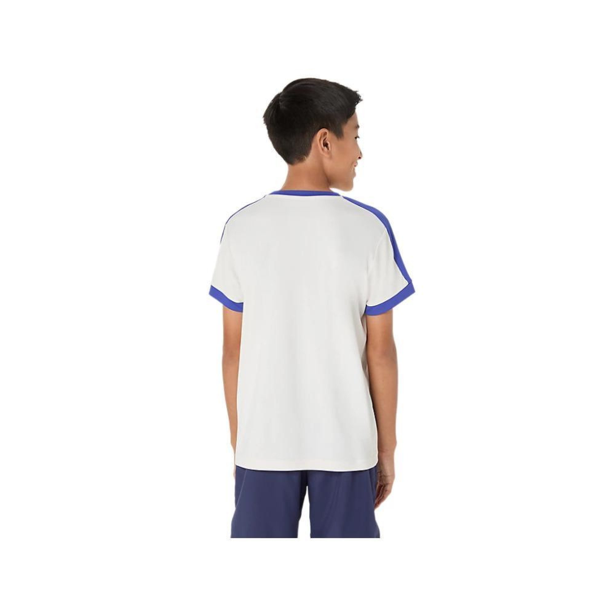 Футболка Asics BOYS TENNIS SS TOP CREAM/DARK COBALT (XS) 2044A044-100 XS - 1 - Robinzon.ua