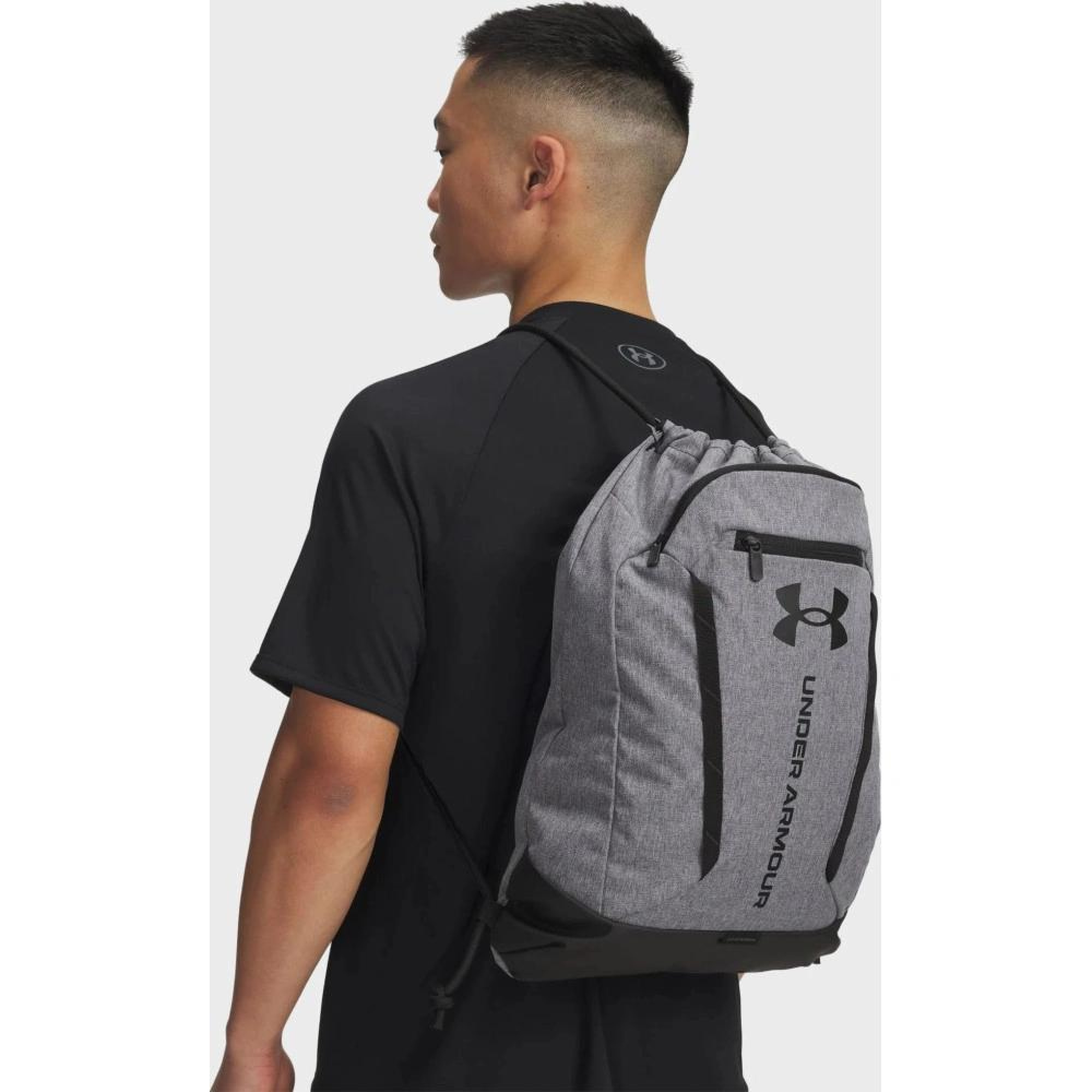 Рюкзак UA Hustle Sackpack 22L сірий Унісекс 39 х 53 х 7 см 6000519-025 - 1 - Robinzon.ua