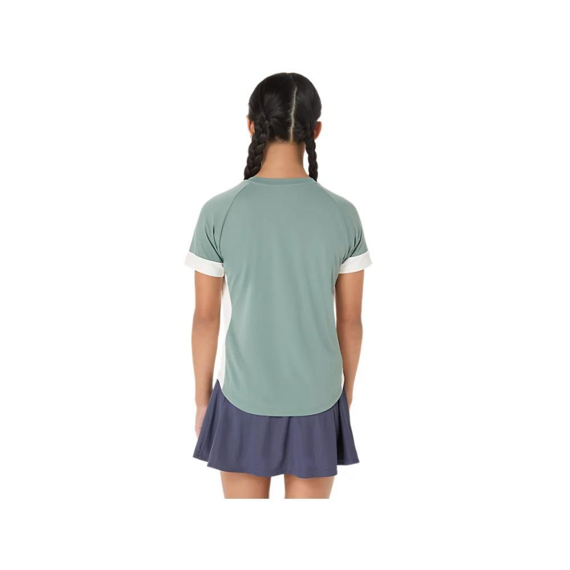 Футболка Asics GIRLS TENNIS SS TOP MONUMENT BLUE/CREAM (XS) 2044A045-400 (XS) - 1 - Robinzon.ua