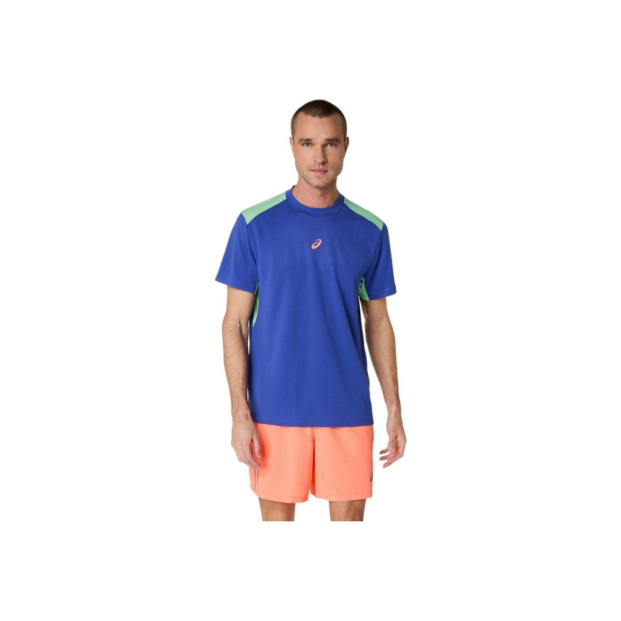 Футболка чоловіча  Asics PADEL COURT SS TOP COBALT/MENTHOL (S) 2041A349-402 (S) - Robinzon.ua