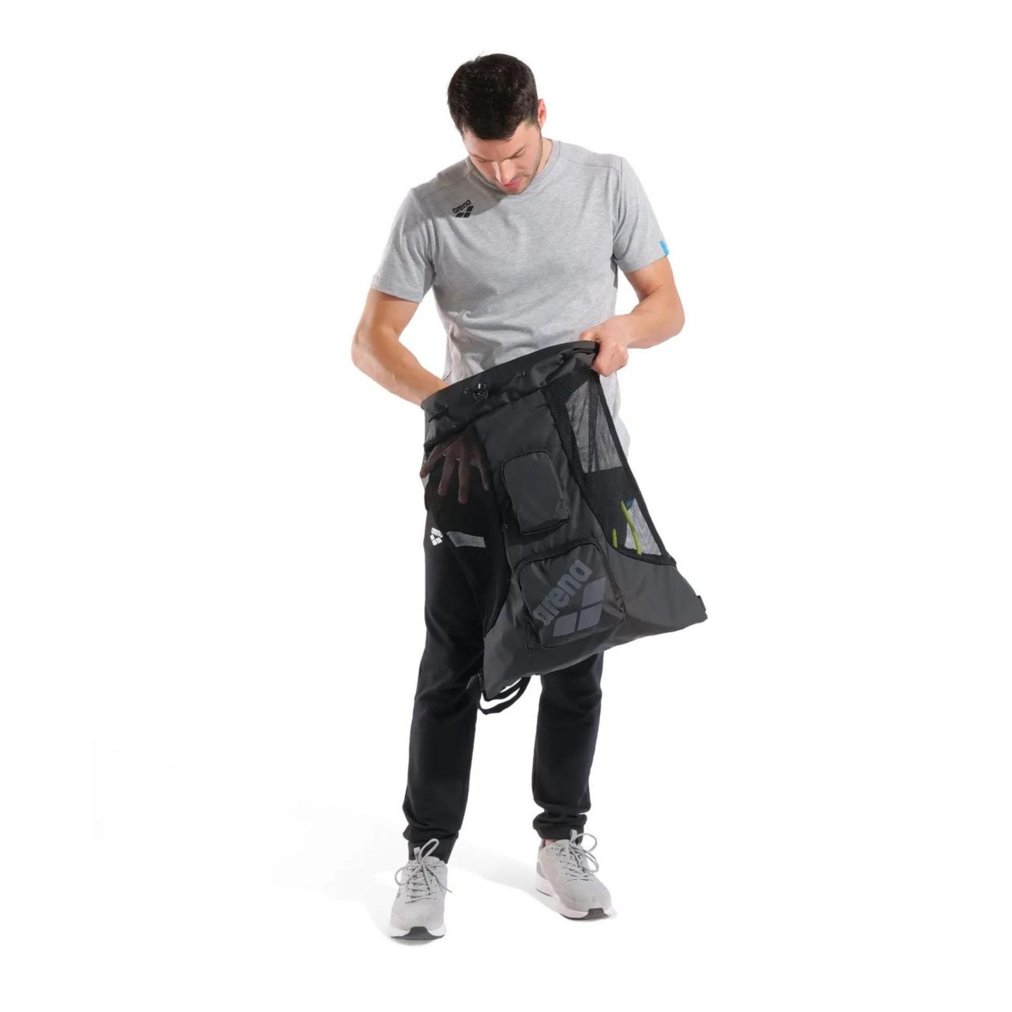 Сумка-мешок  Arena ALL SET MESH BAG 40L черный Унисекс 65 х 50 х 1 см 010241-100 - 1 - Robinzon.ua