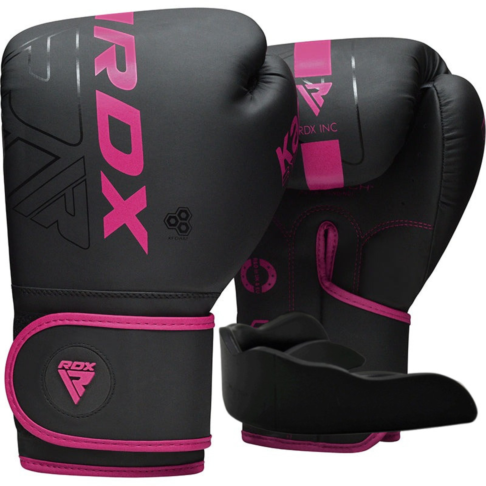 Боксерські рукавиці RDX F6 MATTE PINK-10OZ (капа в комплекті) - Robinzon.ua