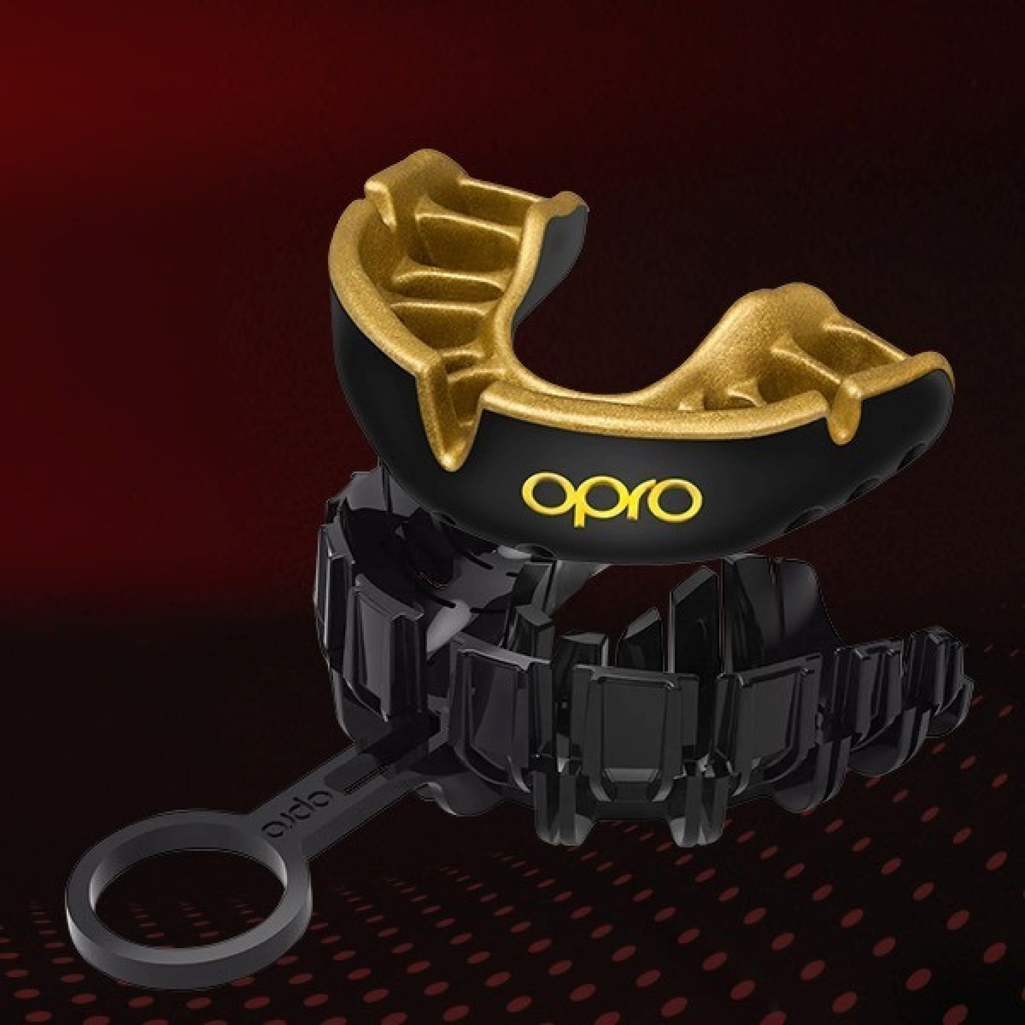 Капа OPRO Gold дитяча (вік до 10р.) Black/Gold (art.102505001) - 5 - Robinzon.ua