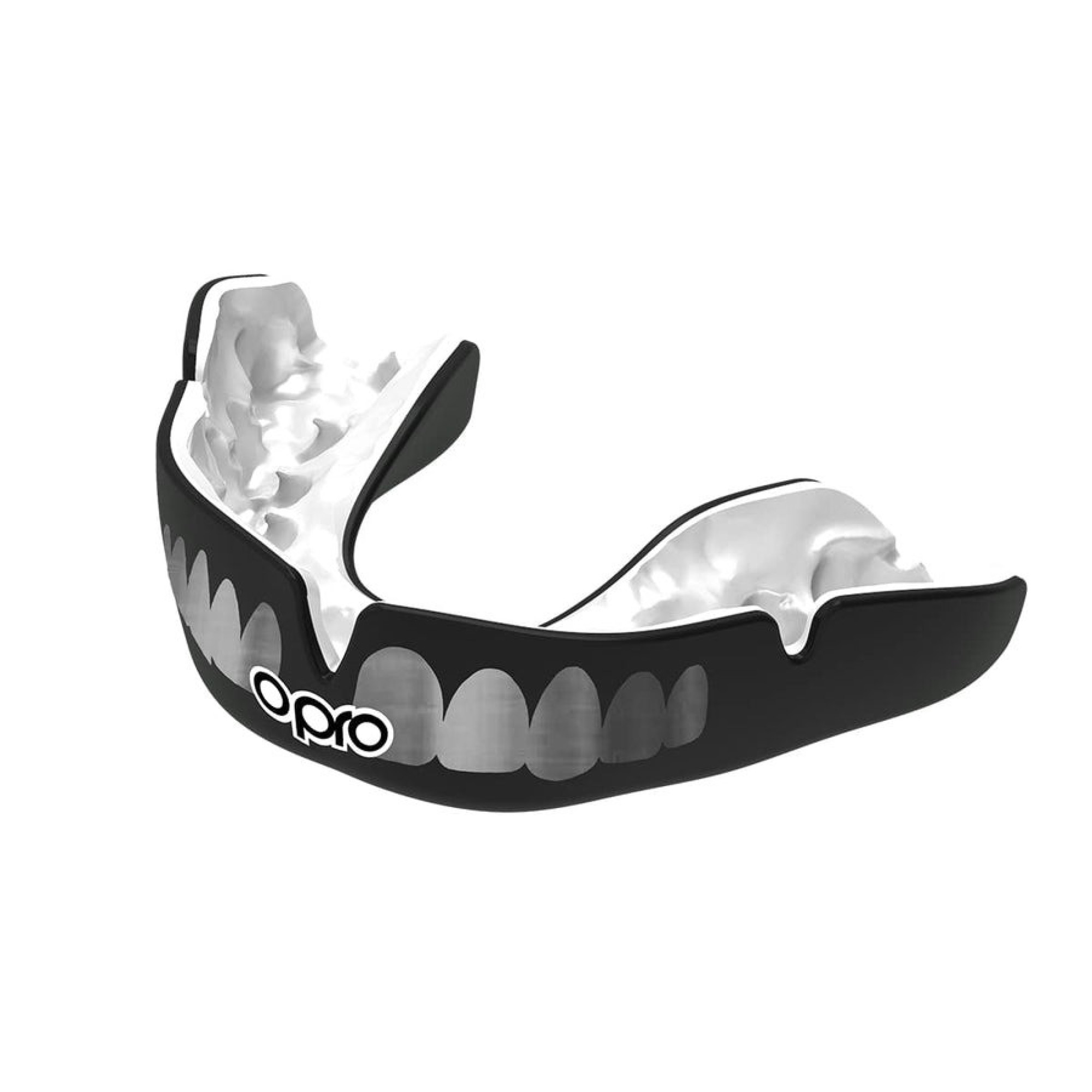 Капа OPRO Instant TEETH доросла (вік 11+) Black/Silver (art.102526002) - 1 - Robinzon.ua