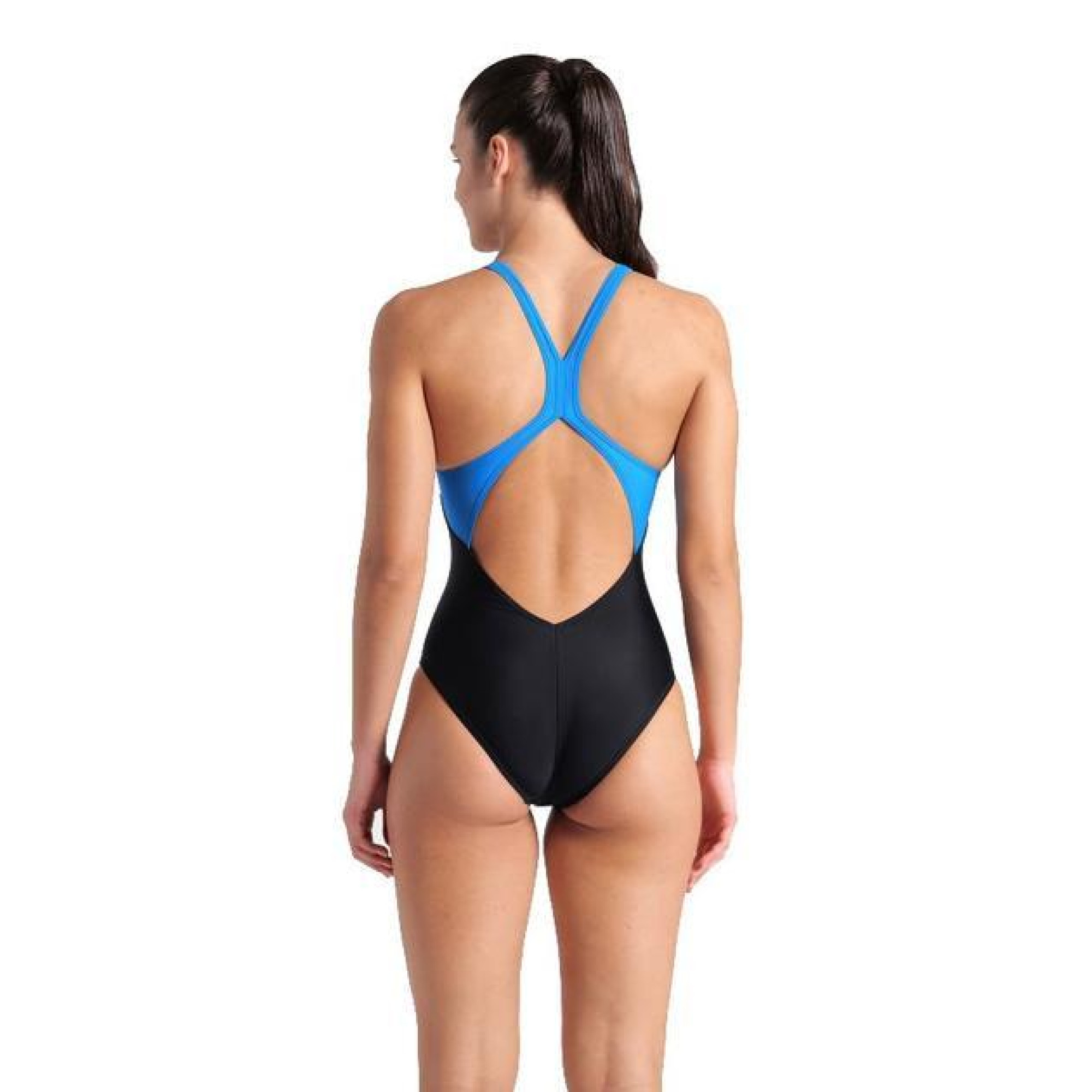 Купальник закритий для женщин Arena BREATH SWIMSUIT V BACK LB темно-синий 44 008330-580 44 - 2 - Robinzon.ua