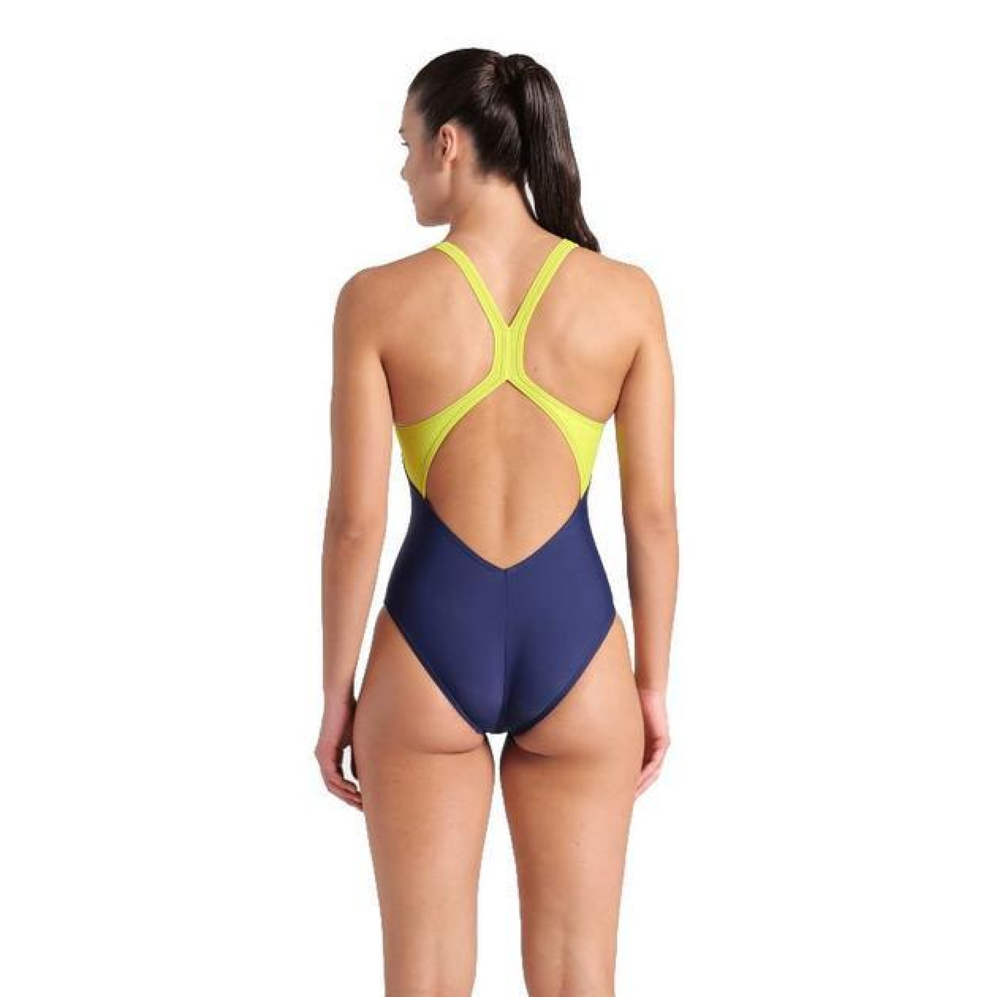 Купальник закритий для женщин Arena BREATH SWIMSUIT V BACK LB темно-синий 40 008330-760 40 - 2 - Robinzon.ua