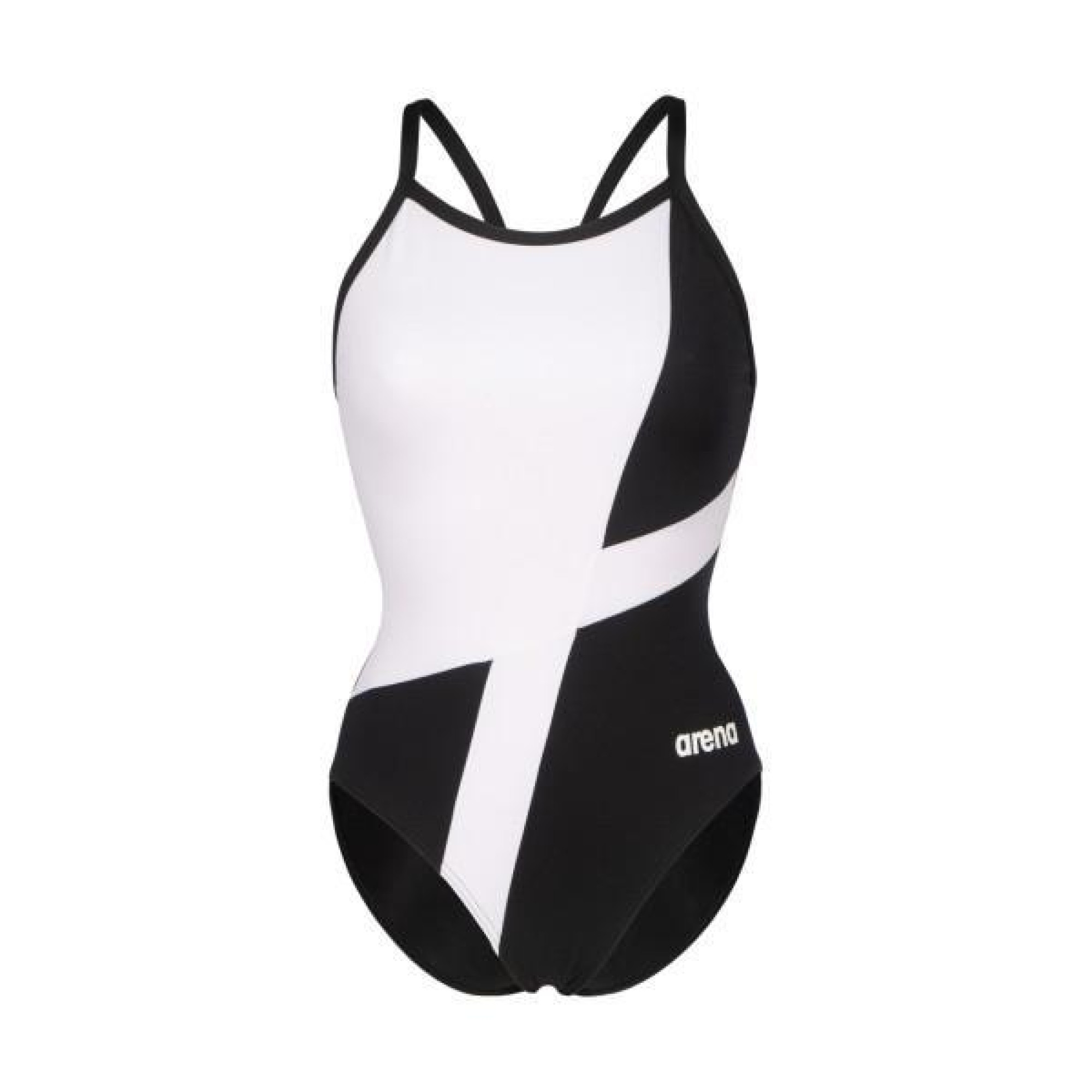 Жіночий Купальник Arena DIAMOND SWIMSUIT LIGHTDROP BAC чорний, білий Жін 36 007757-510 36 - Robinzon.ua