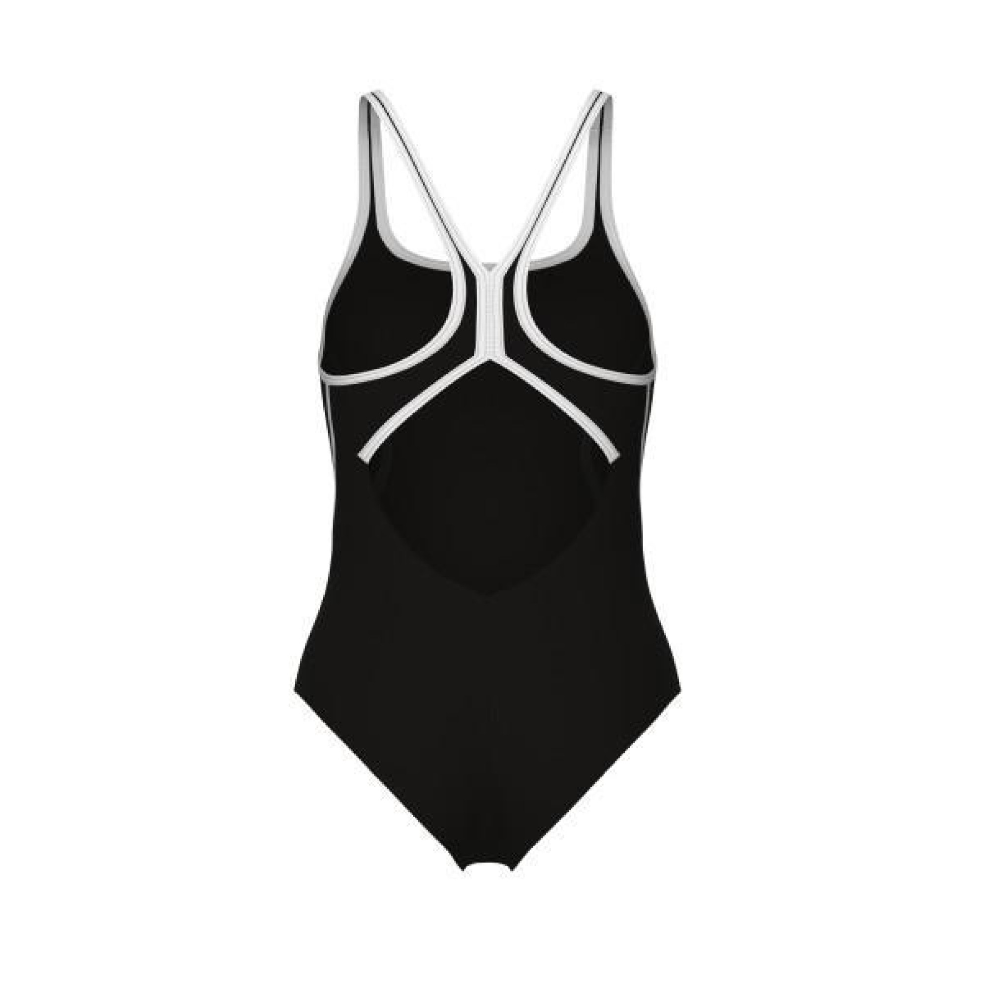 Купальник закритий для жінок Arena PRO_FILE SWIMSUIT SOLID чорний, білий Жін 42 008055-510  42 - 1 - Robinzon.ua