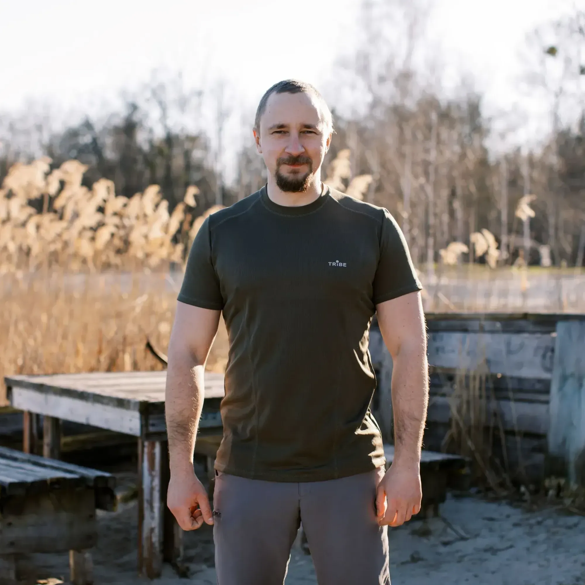 Футболка Tribe Coolpass SS T-KI-0006-olive 2XL - 4 - Robinzon.ua